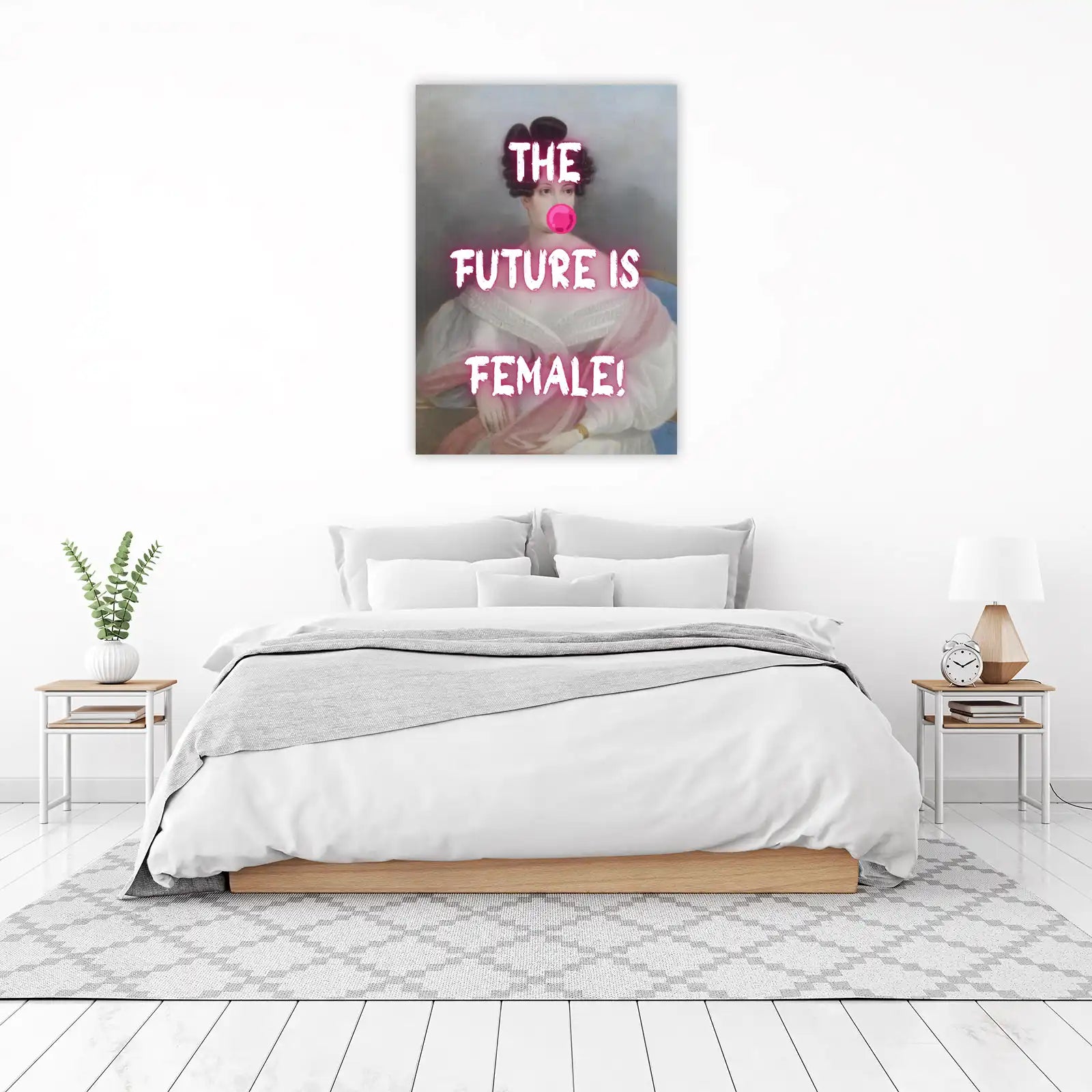 Empowering Feminist Portrait Wall Art