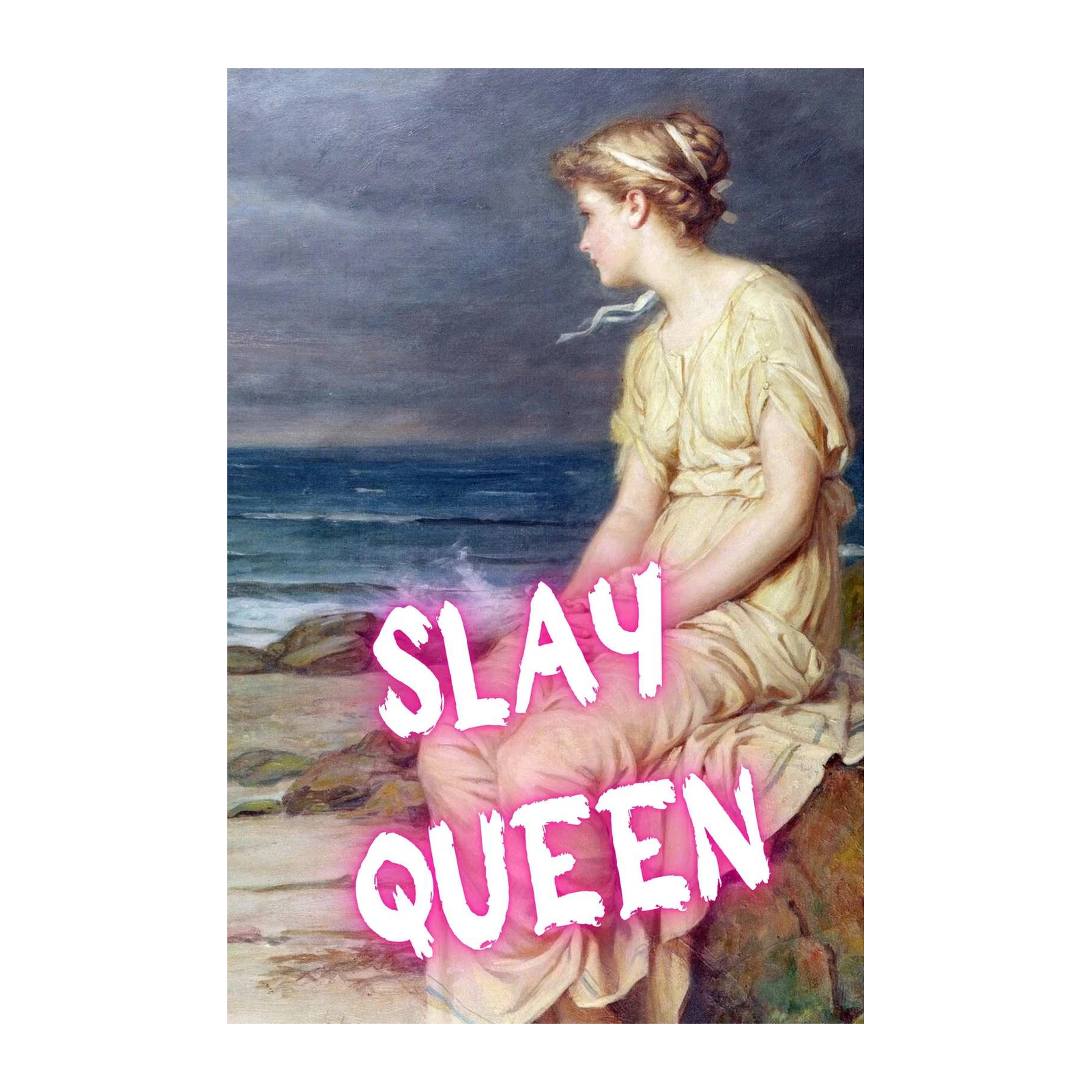 Slay Queen Vintage Art Wall Art