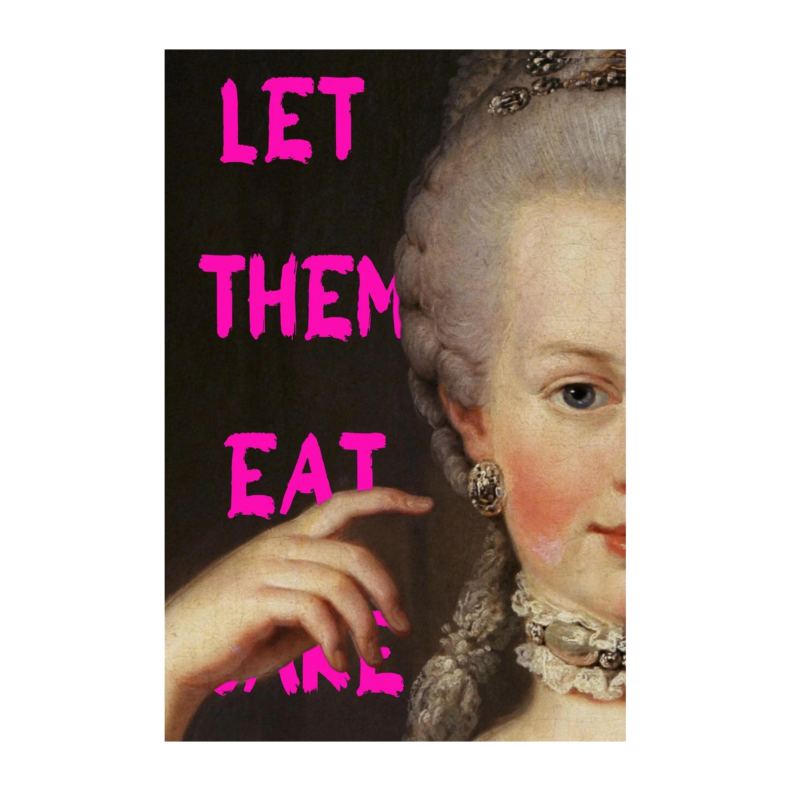 Let Them Eat Cake - Queen Portrait Wall Art