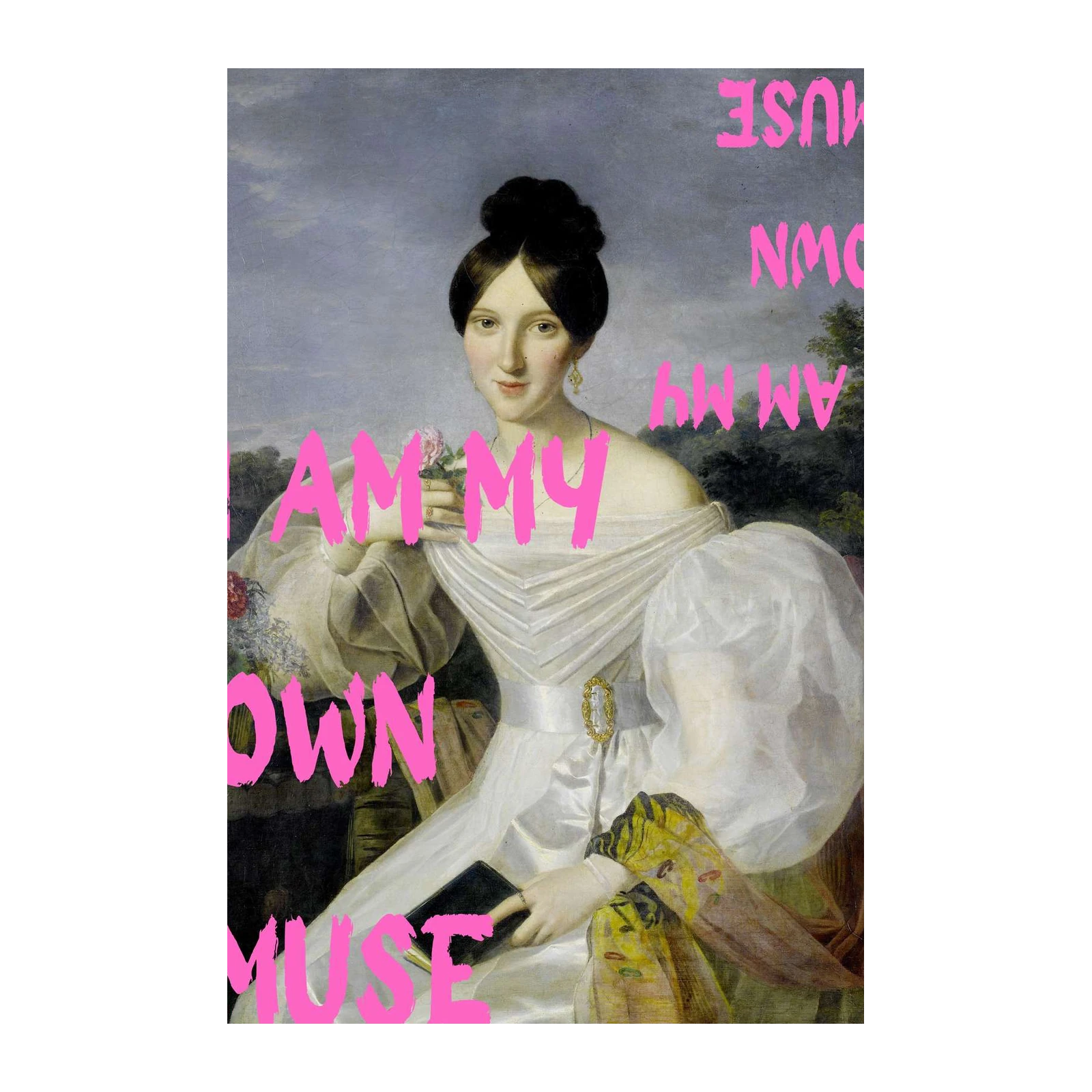 Empowering Portrait 'I Am My Own Muse' Wall Art