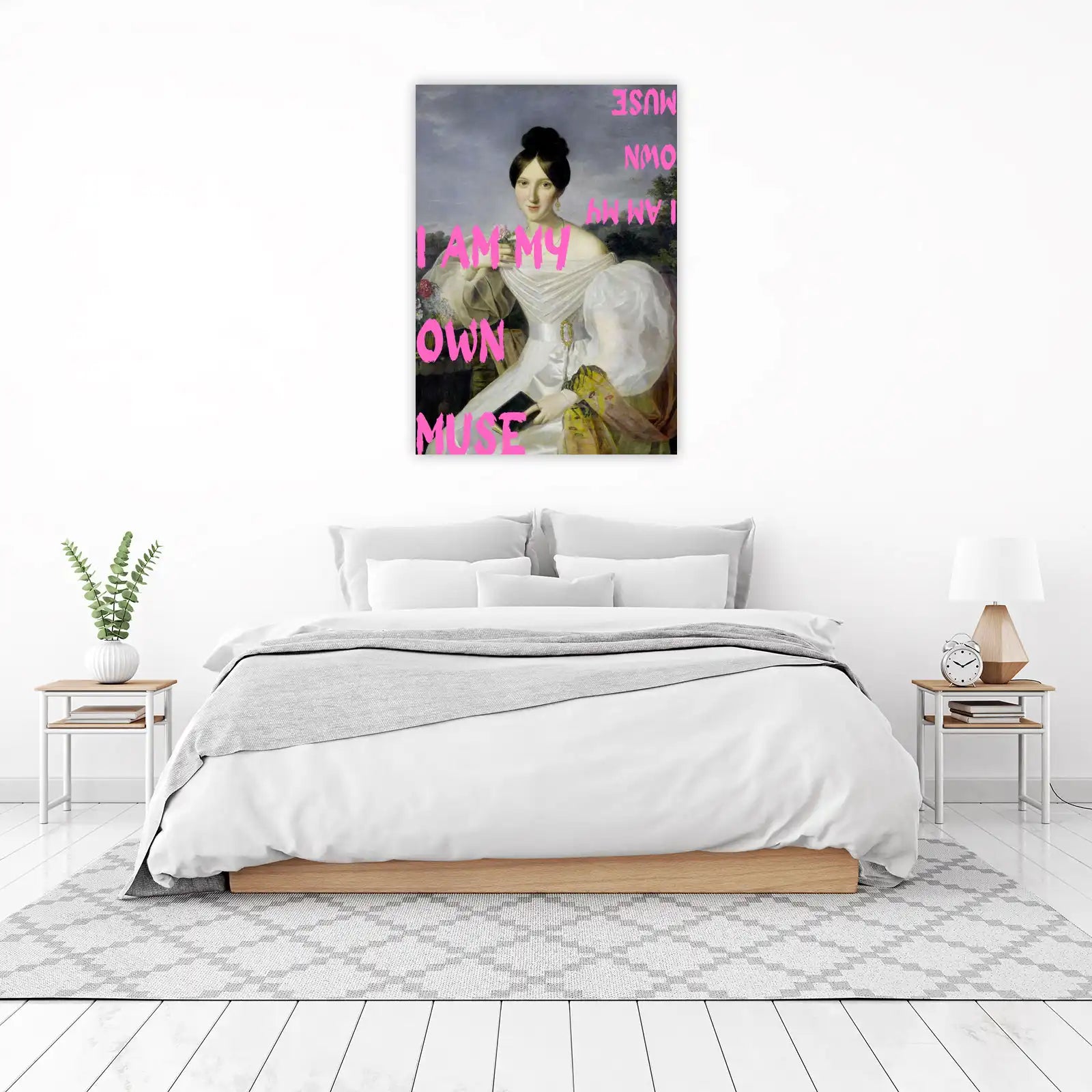 Empowering Portrait 'I Am My Own Muse' Wall Art