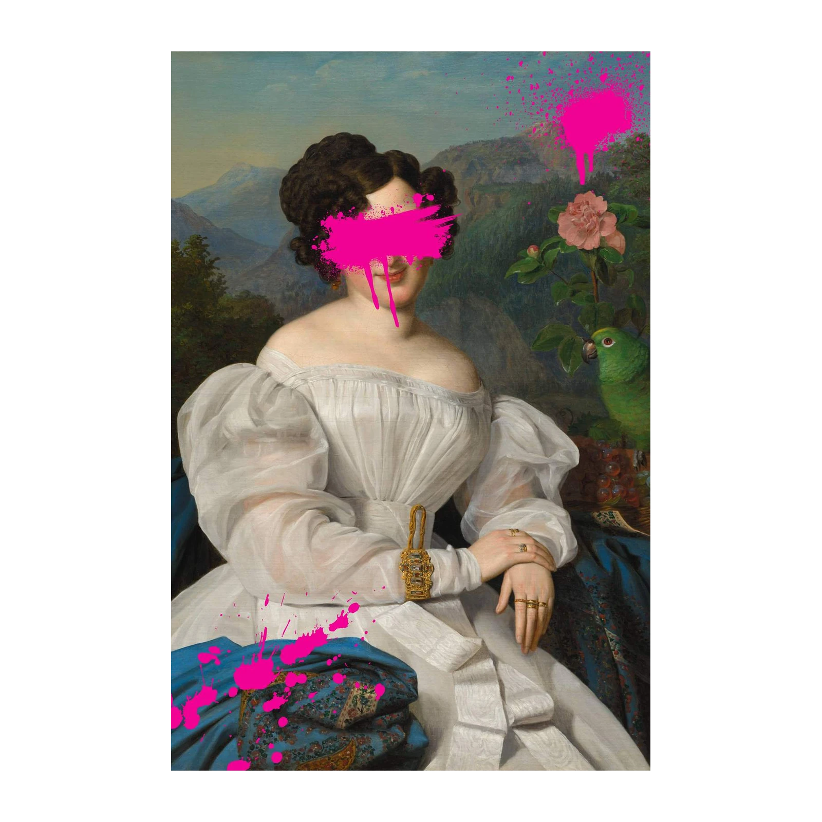 Vibrant Portrait Reimagined Wall Art