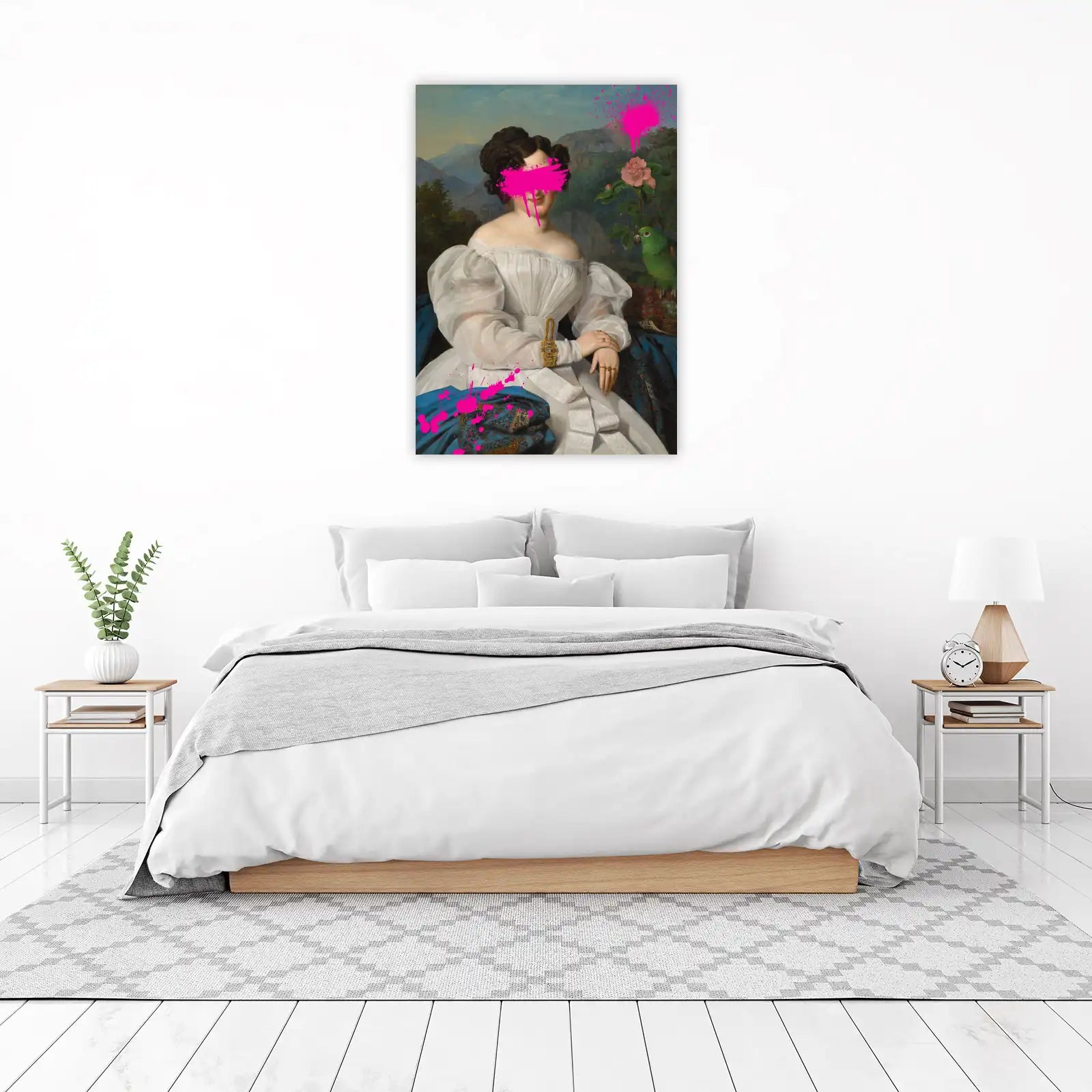 Vibrant Portrait Reimagined Wall Art