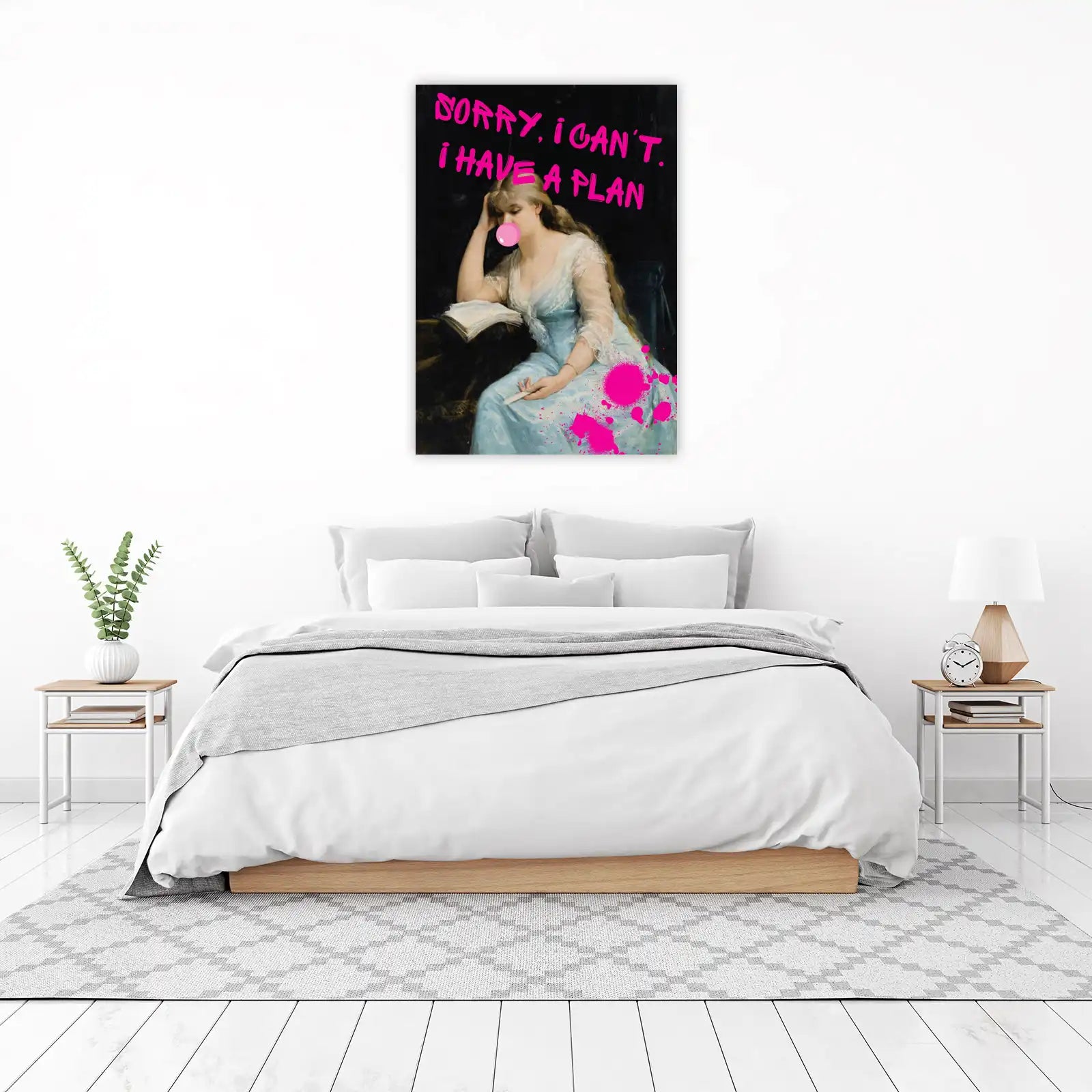 Sorry I Can't Have a Plan Modern Art Wall Art