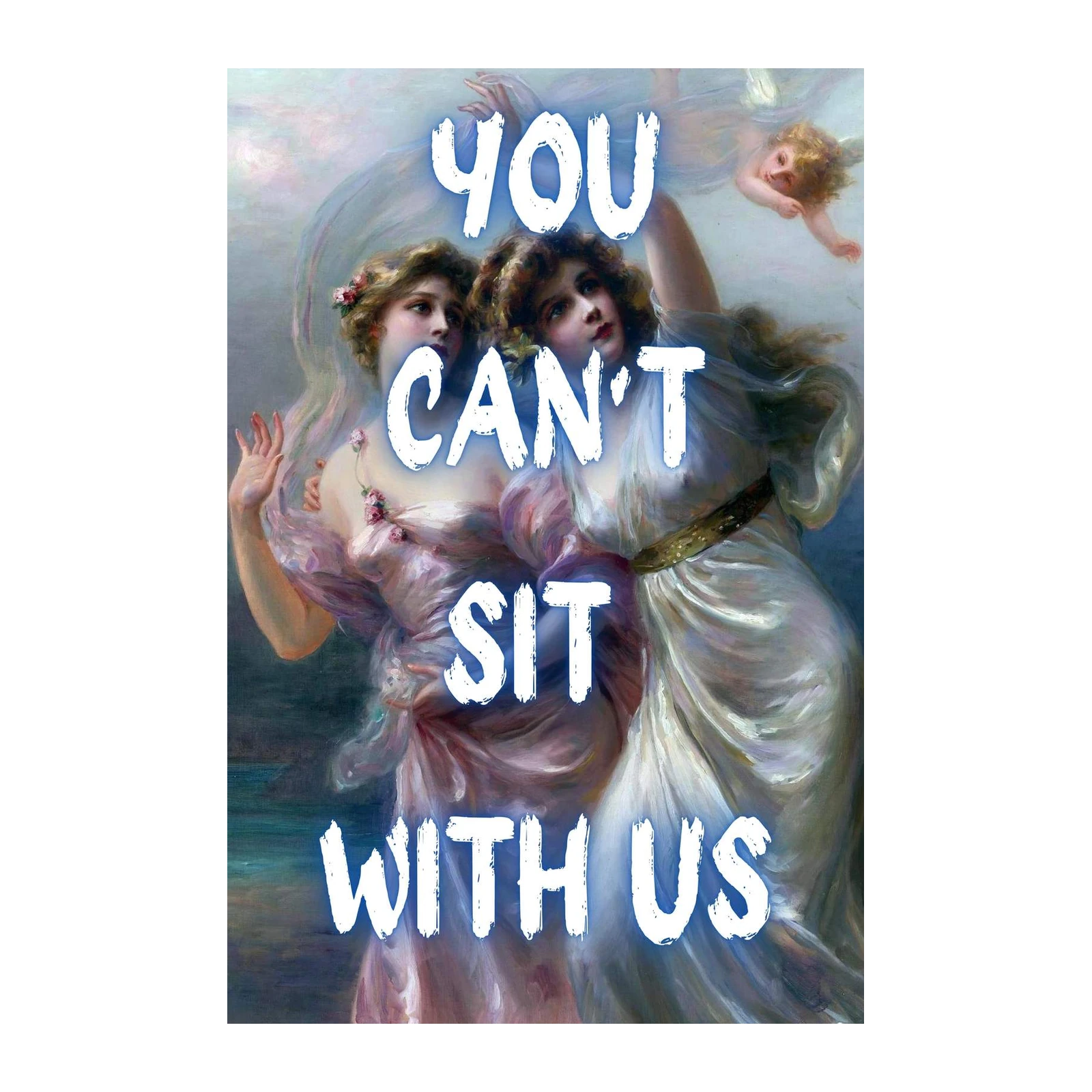 Mean Girls "You Can't Sit With Us" Art Wall Art