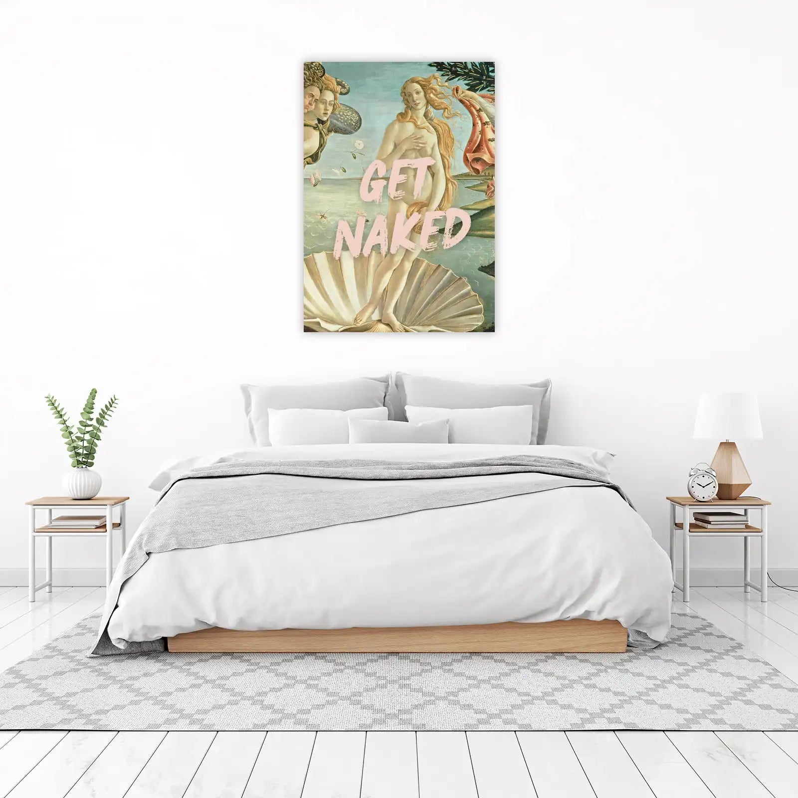 Botticelli Venus "Get Naked" Wall Art