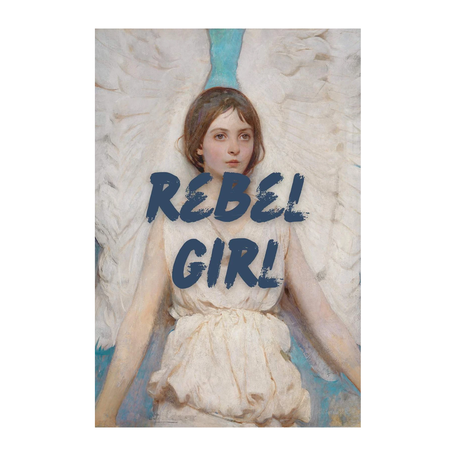 Rebel Girl Angelic Art Wall Art