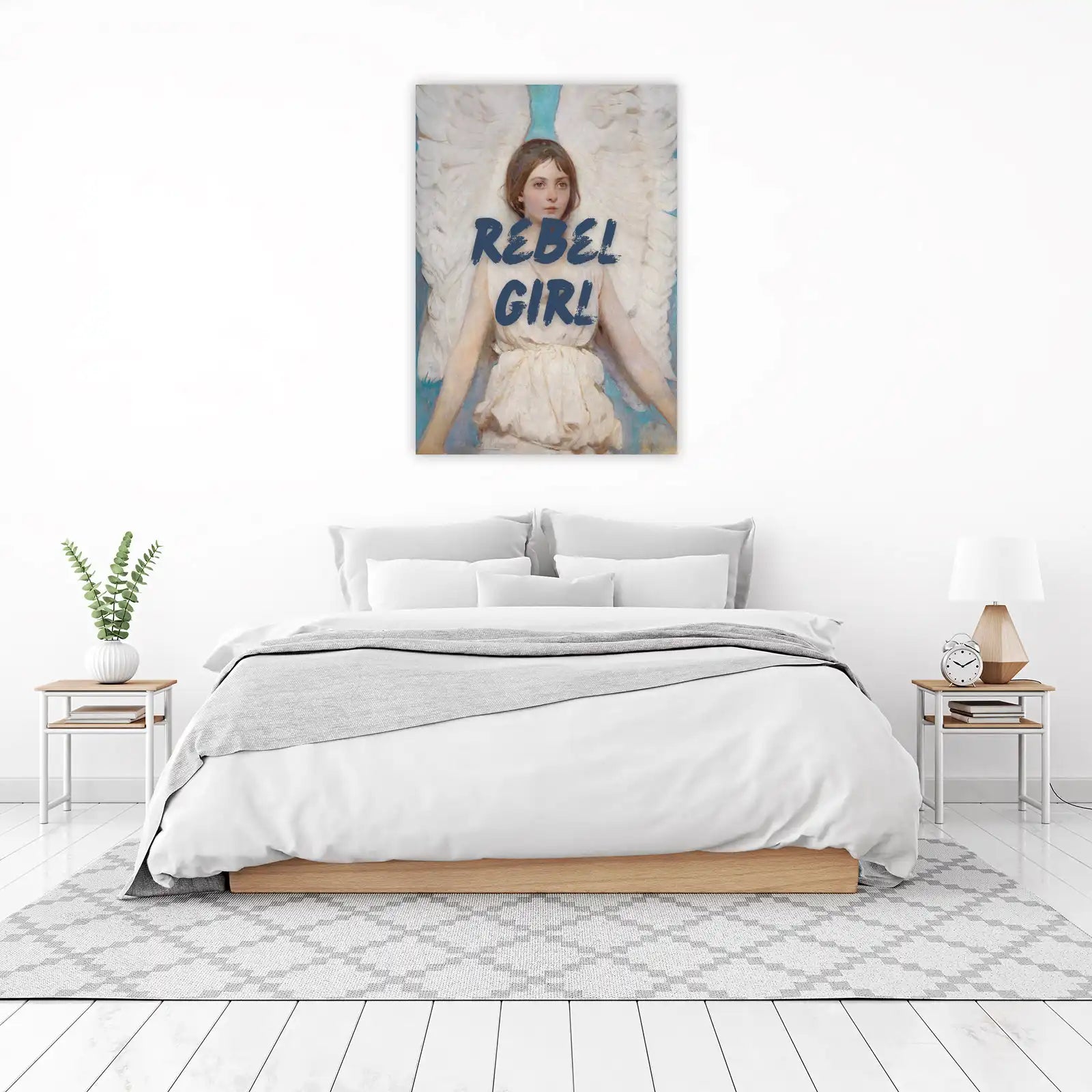 Rebel Girl Angelic Art Wall Art