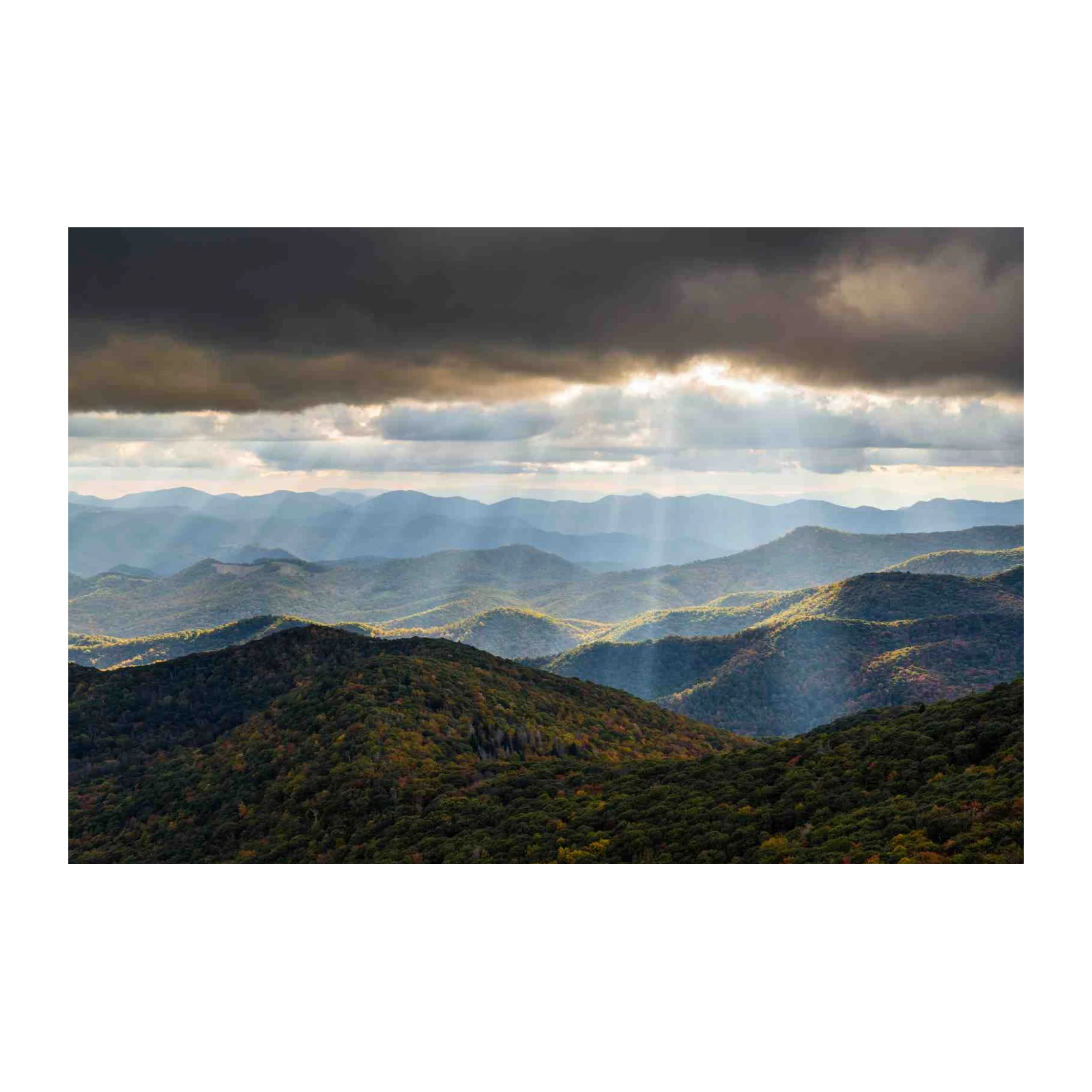 Majestic Mountain Light Wall Art