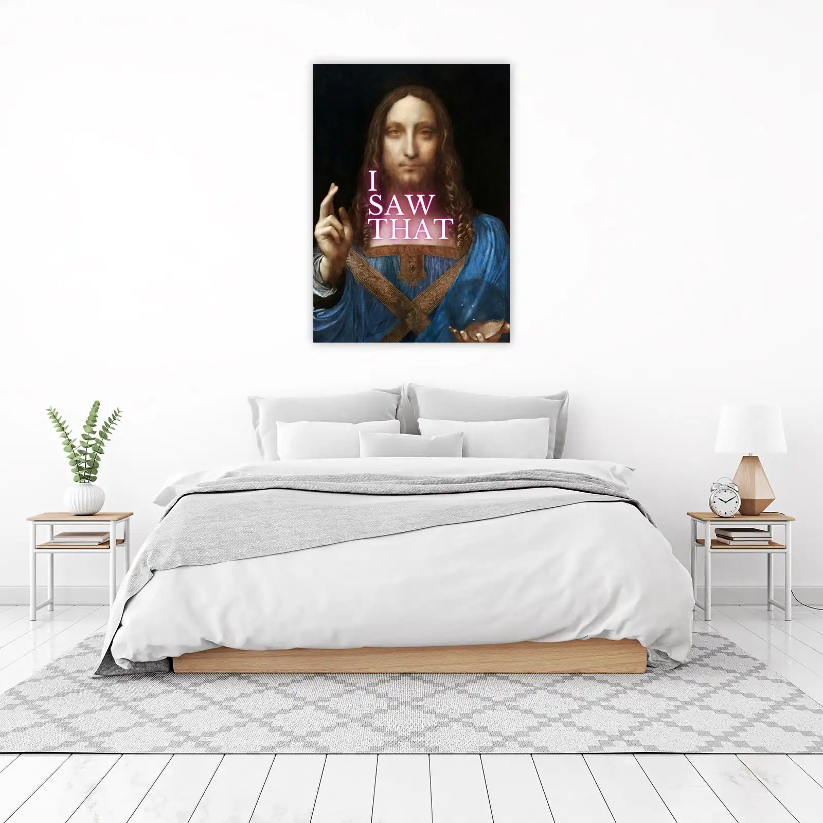 I Saw That Jesus Portrait Wall Art