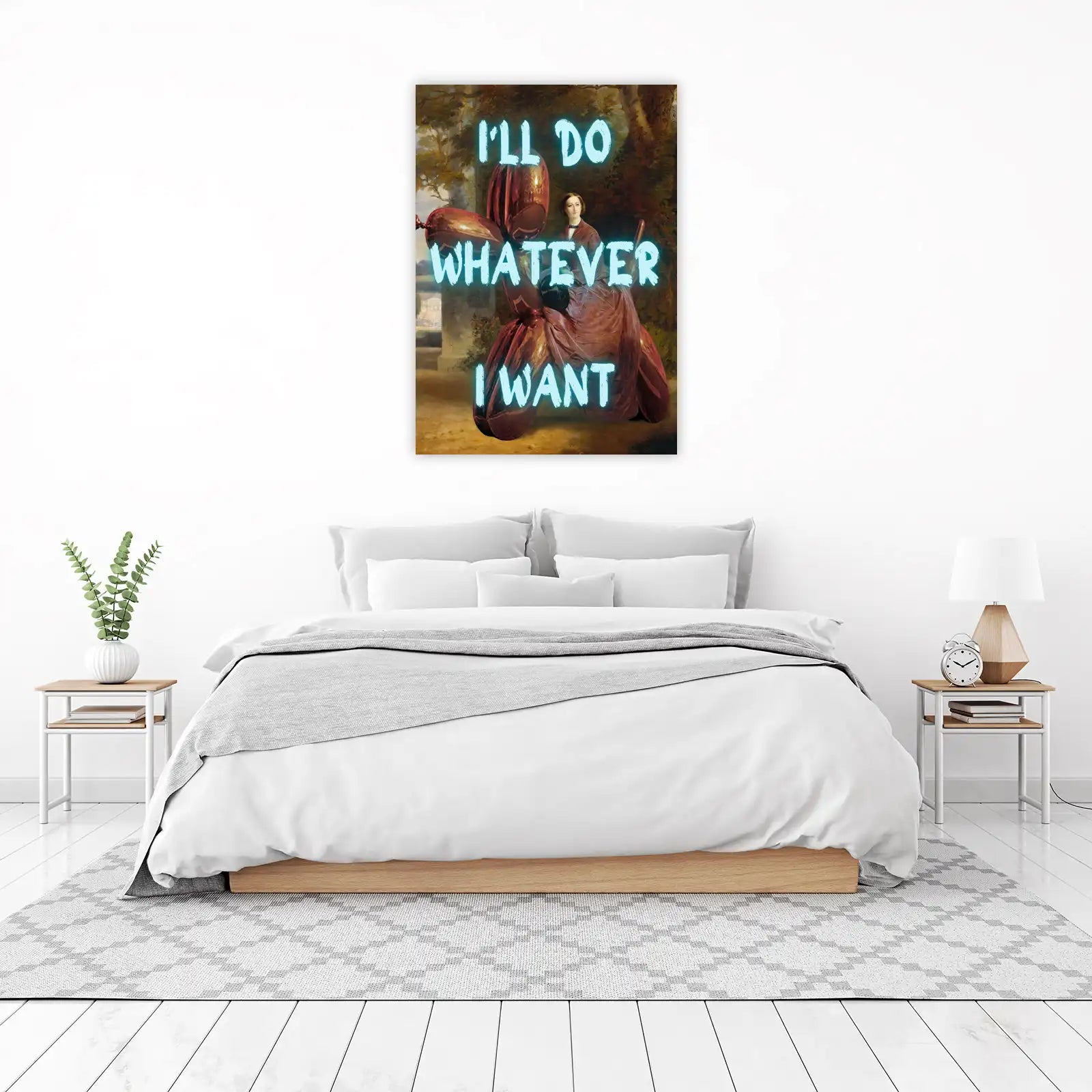 Whimsical Dog Balloon Art Wall Art