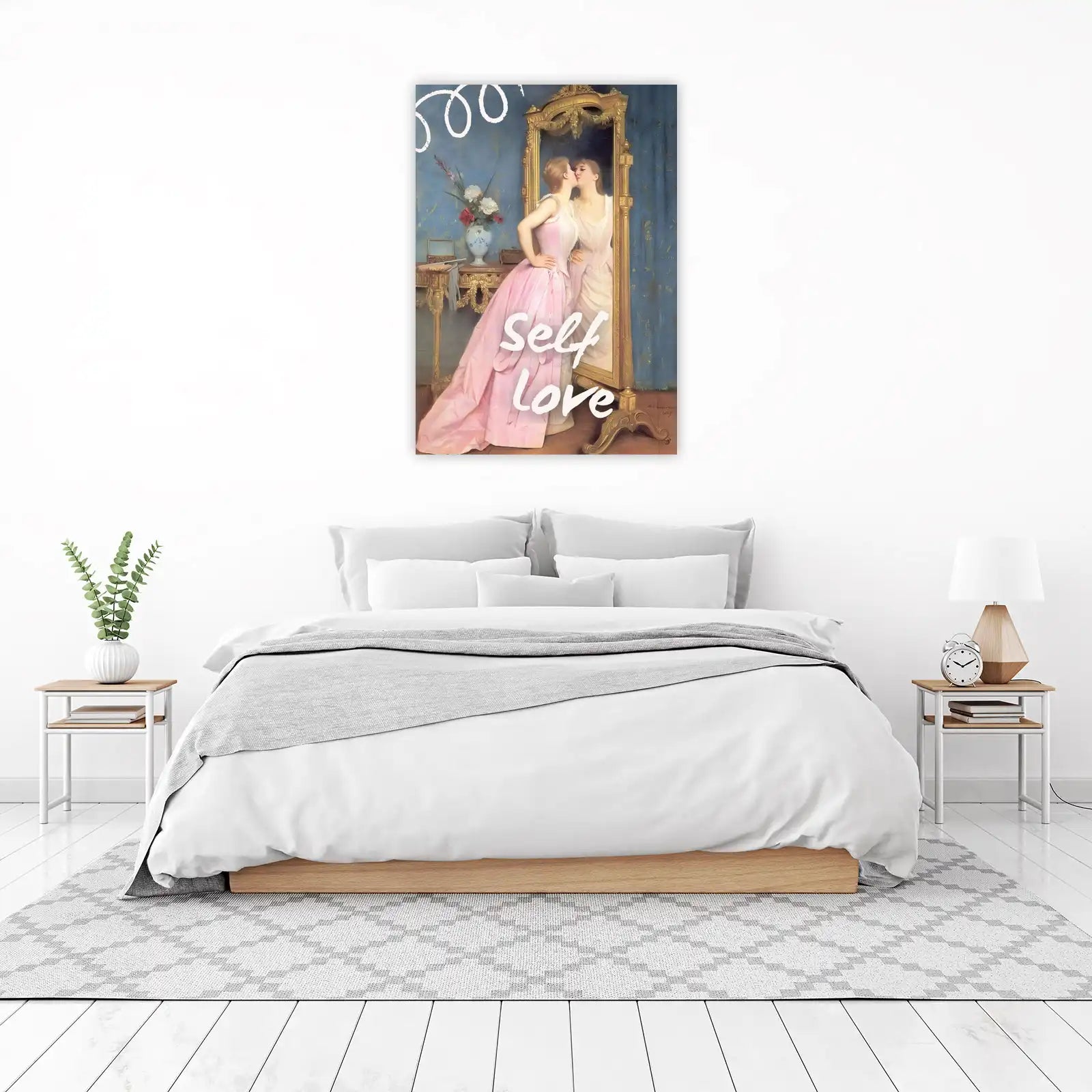 Elegant Self Love Victorian Lady Wall Art