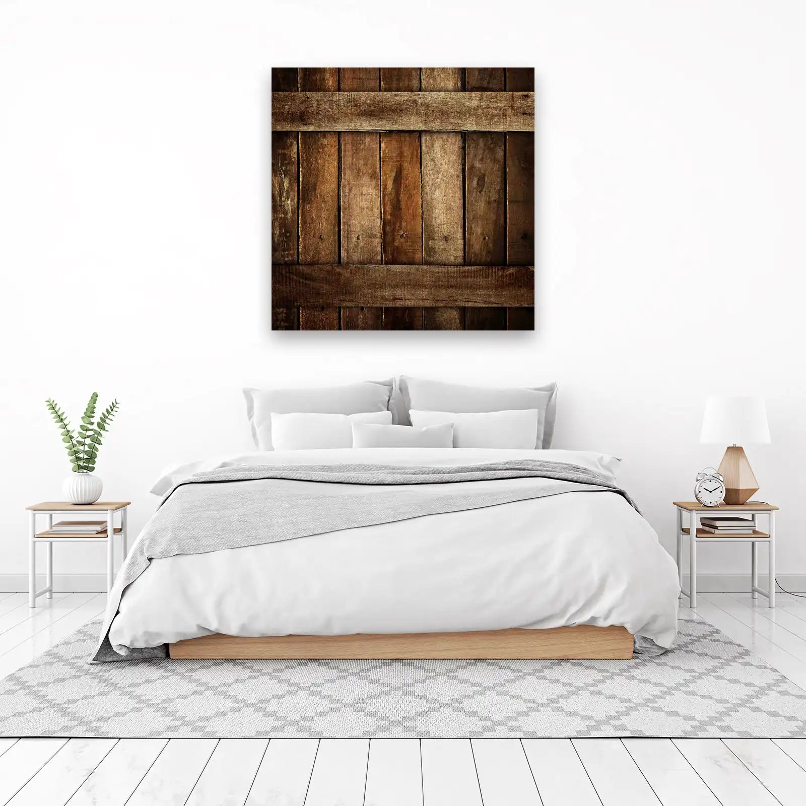 Rustic Wood Texture Grain Wall Art
