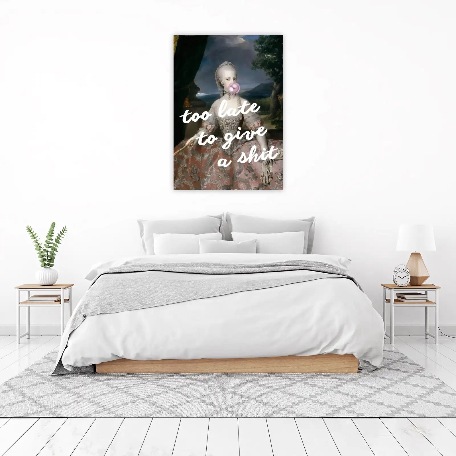 Marie Antoinette Bubblegum & Sass Wall Art