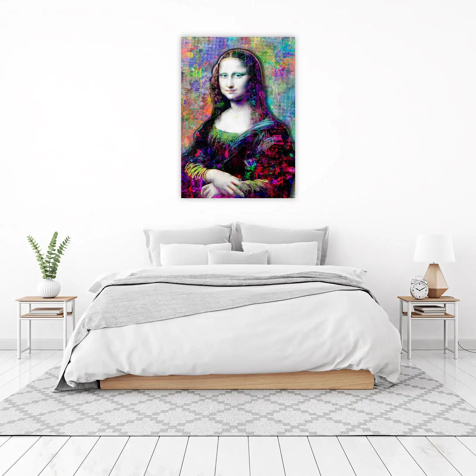 Vibrant Mona Lisa Pop Art Wall Art