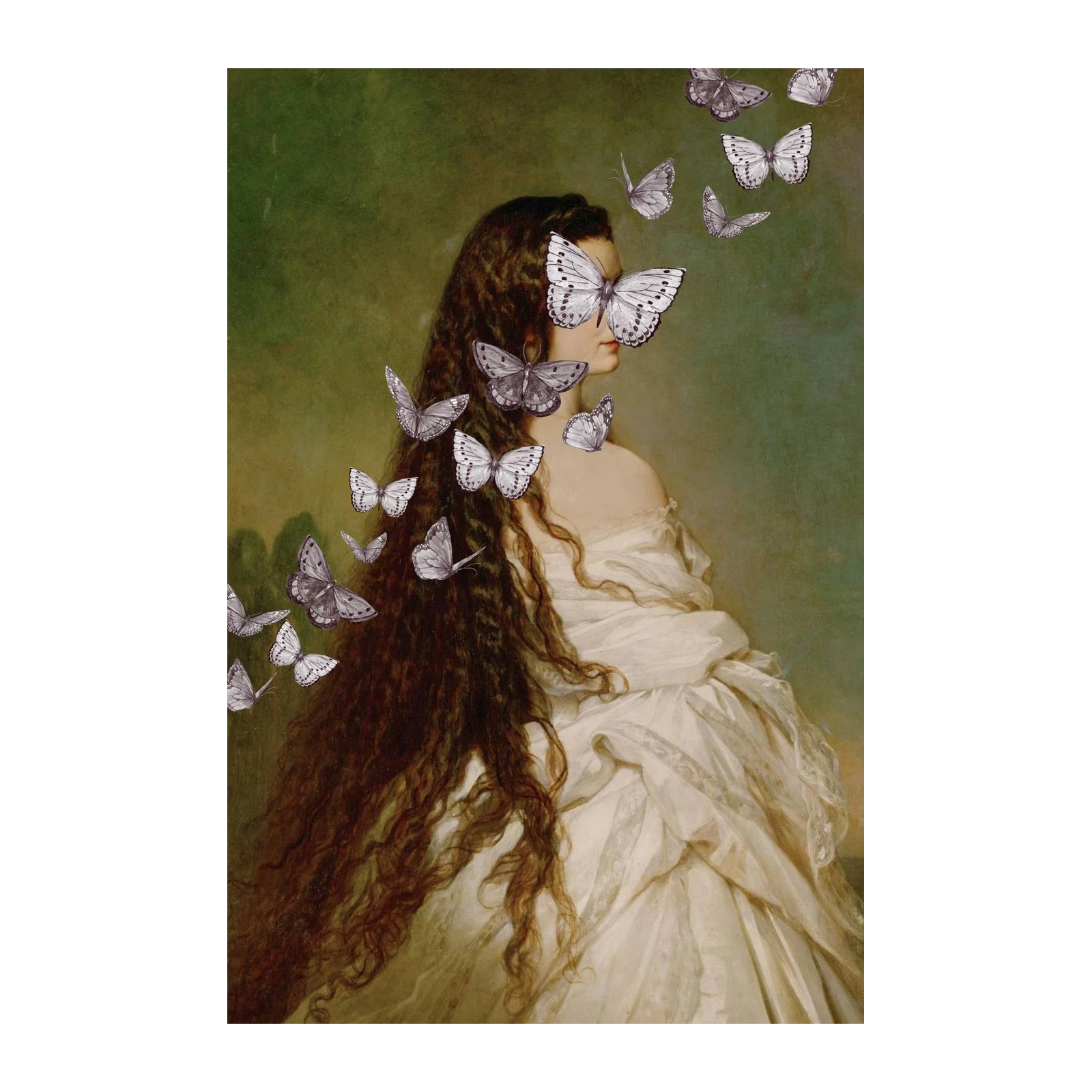 Enchanted Butterfly Portrait Wall Art