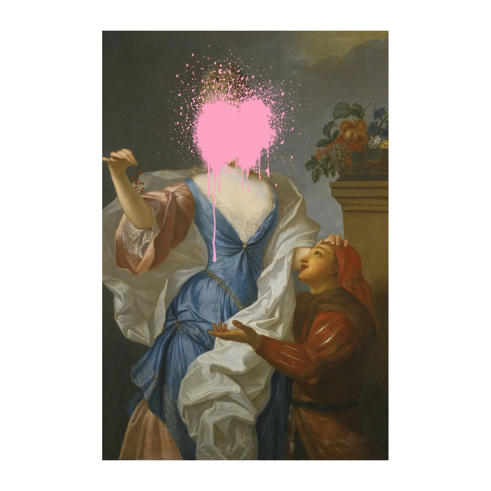 Modern Pink Heart Classic Art Wall Art