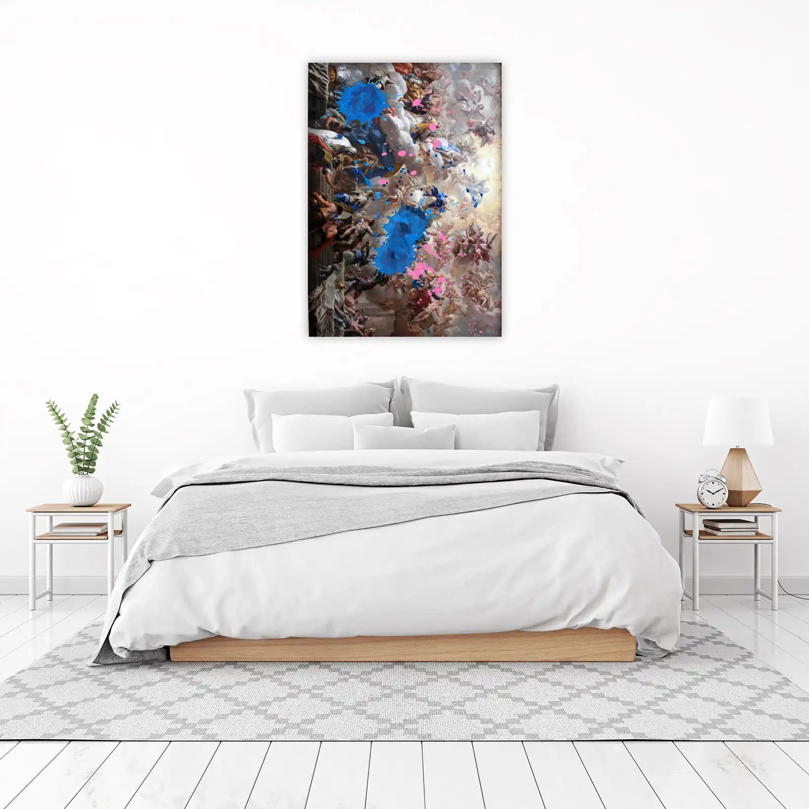 Modern Baroque Angelic Swirl Wall Art