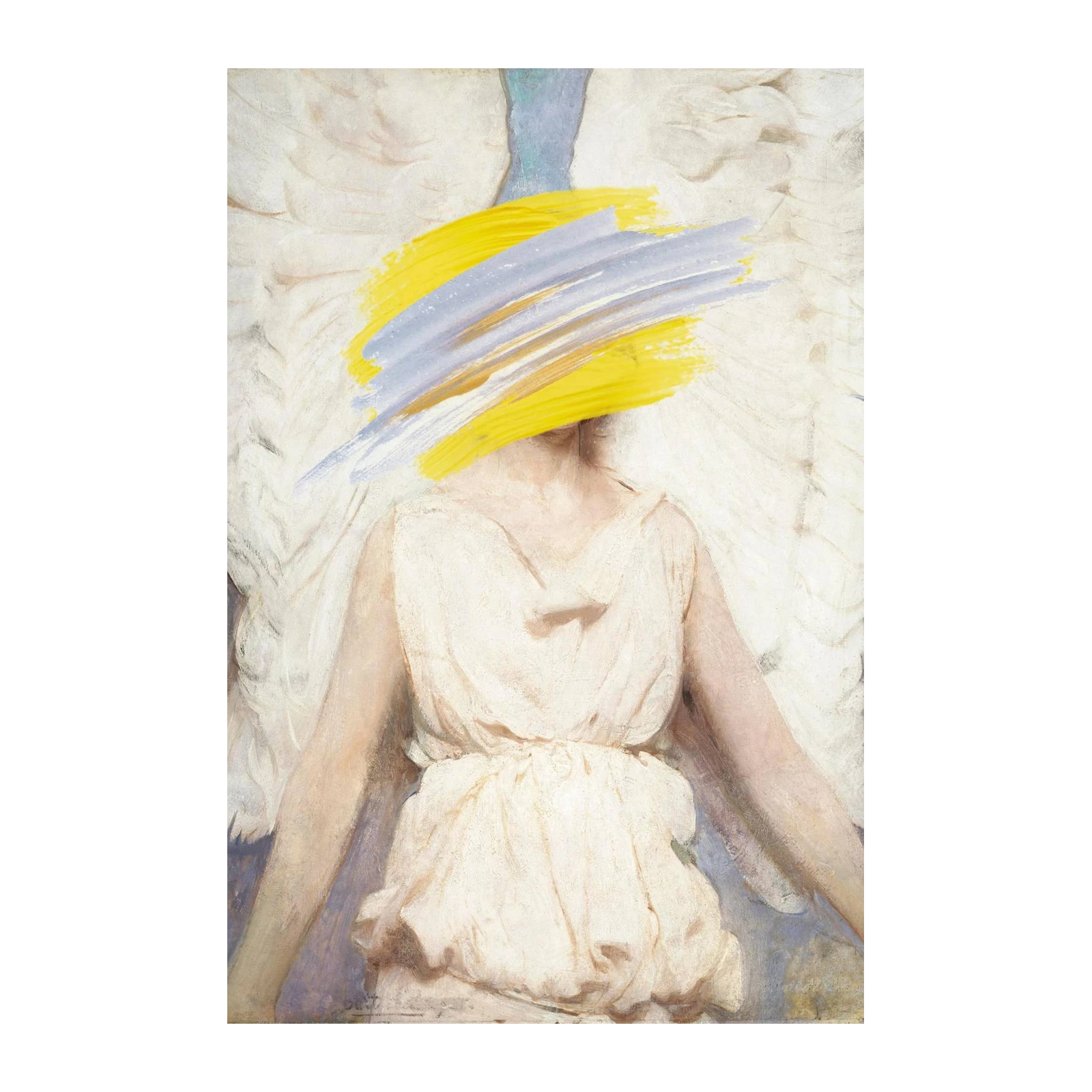 Abstract Angelic Portrait Wall Art