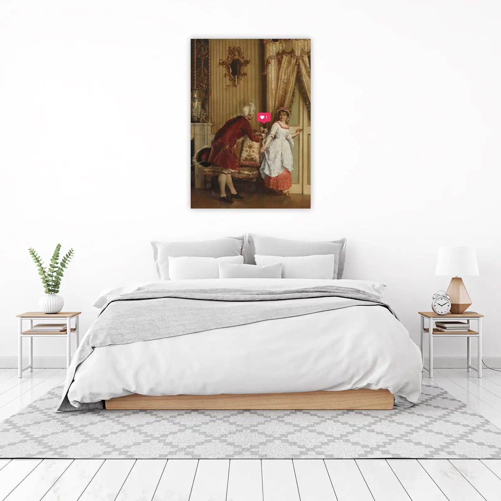 Romantic Encounter 18th Century Wall Art Wall Art