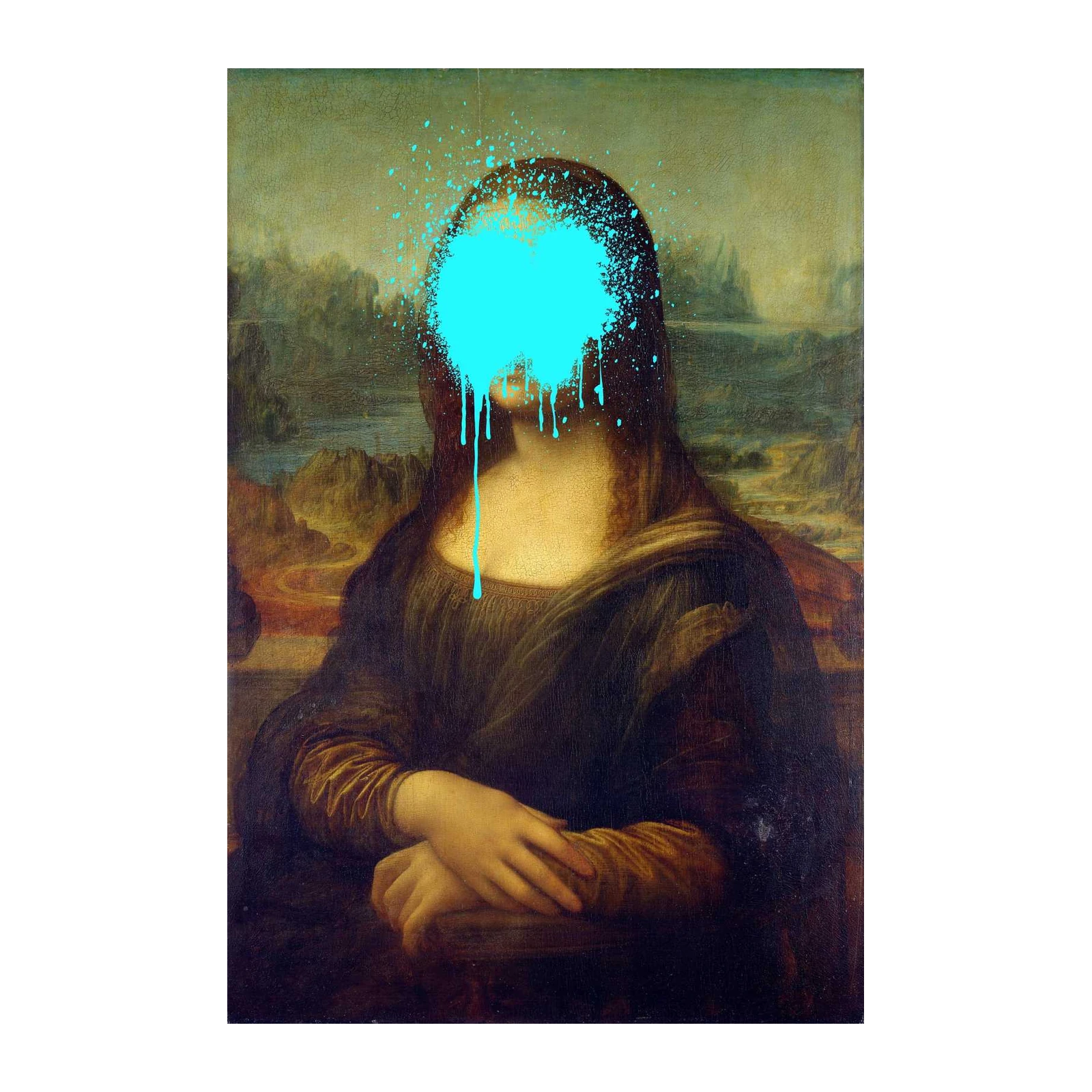 Graffiti Mona Lisa Pop Art Wall Art