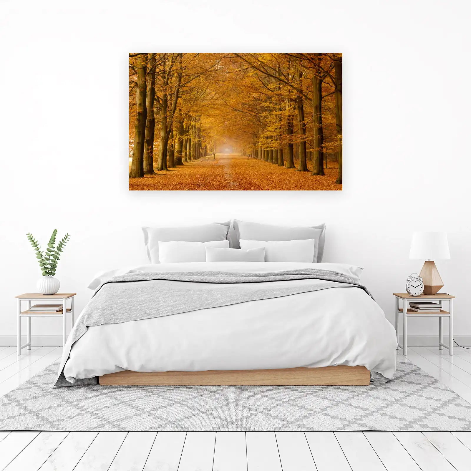 Autumn Forest Path Wall Art | Nature Wall Art