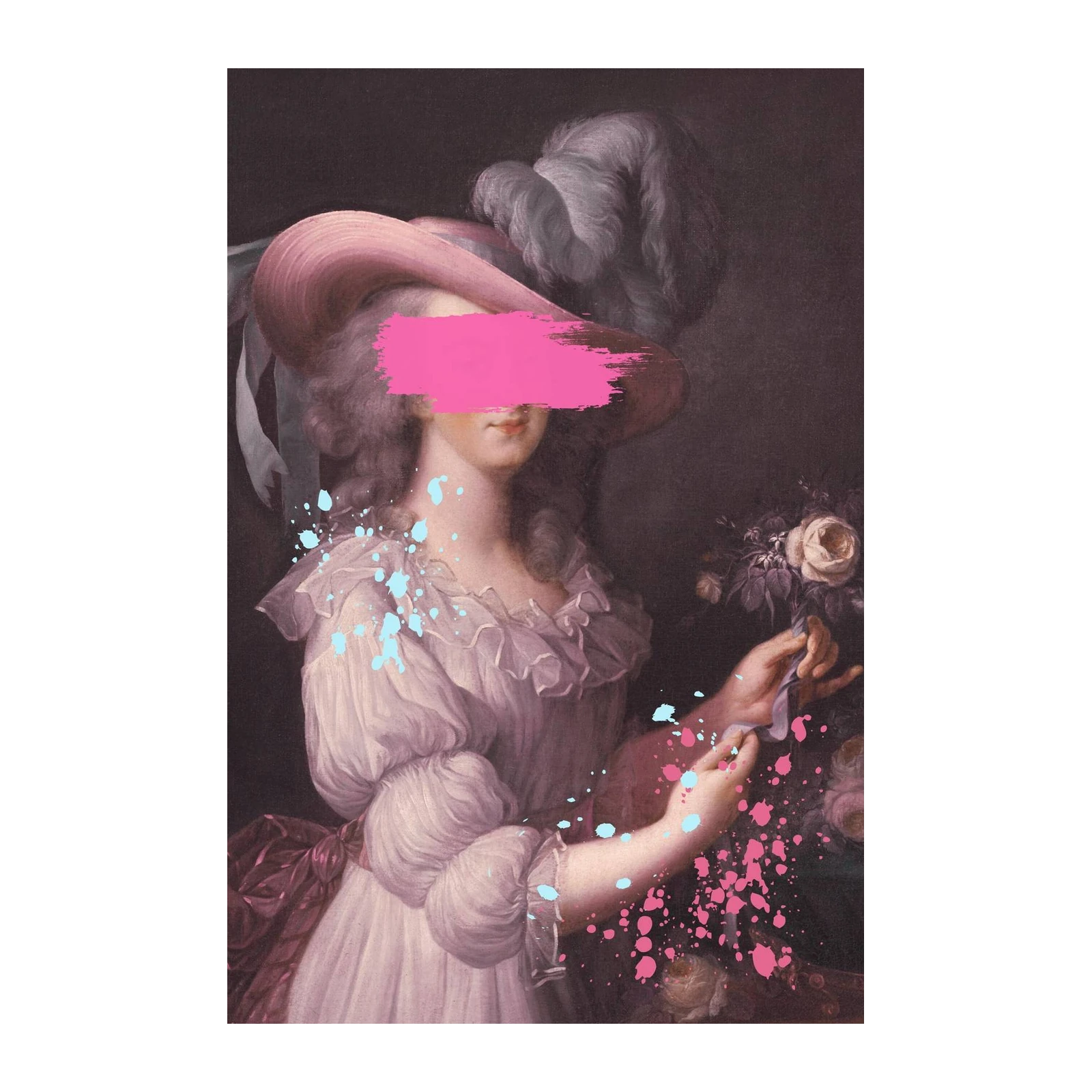 Modern Rococo Portrait Wall Art