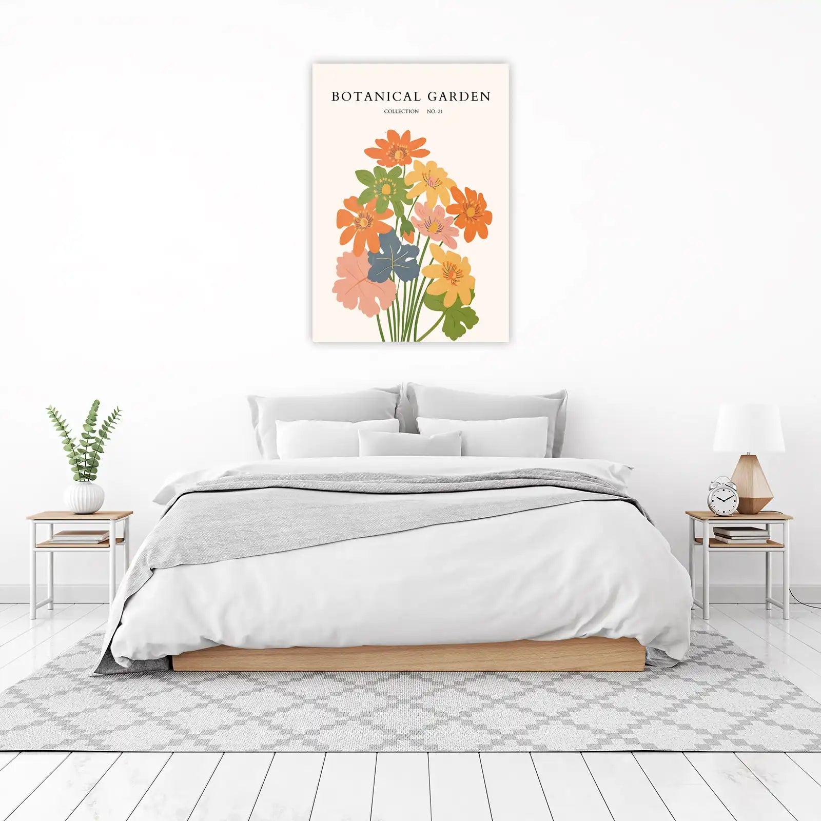 Vibrant Floral Botanical Garden Collection No. 21 Wall Art