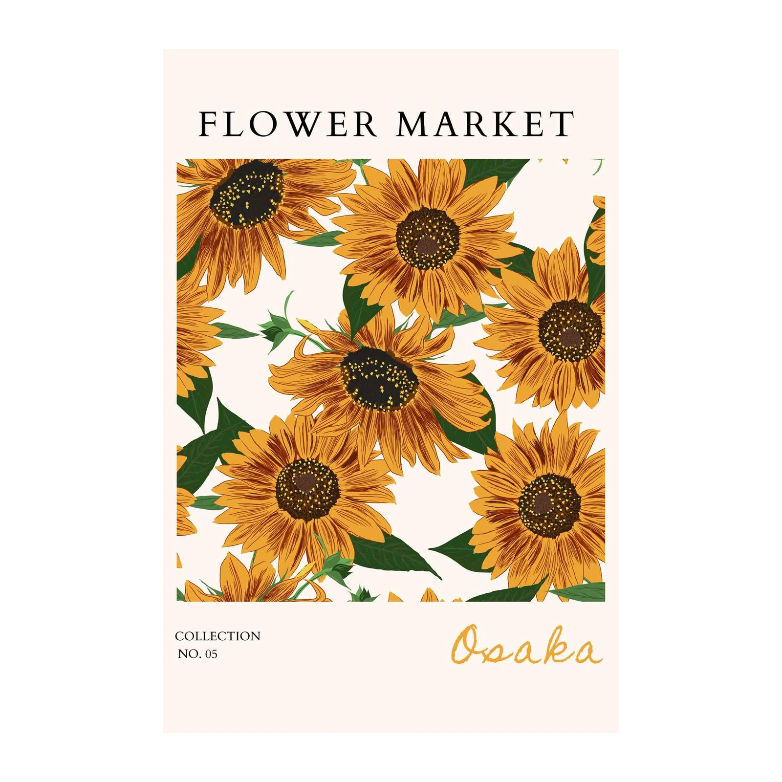 Osaka Sunflower Garden Wall Art