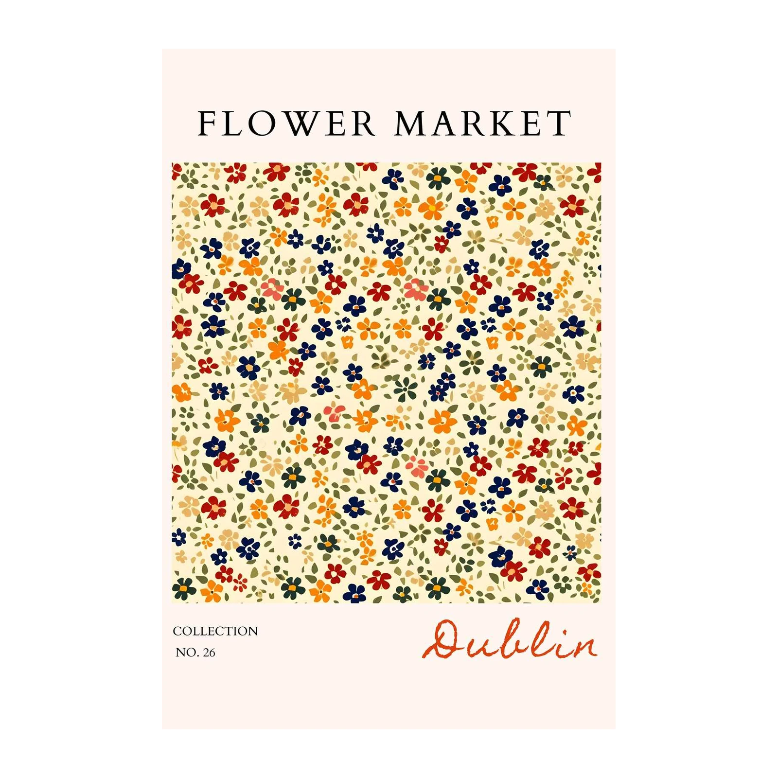 Vibrant Floral Market Collection No. 26 Wall Art