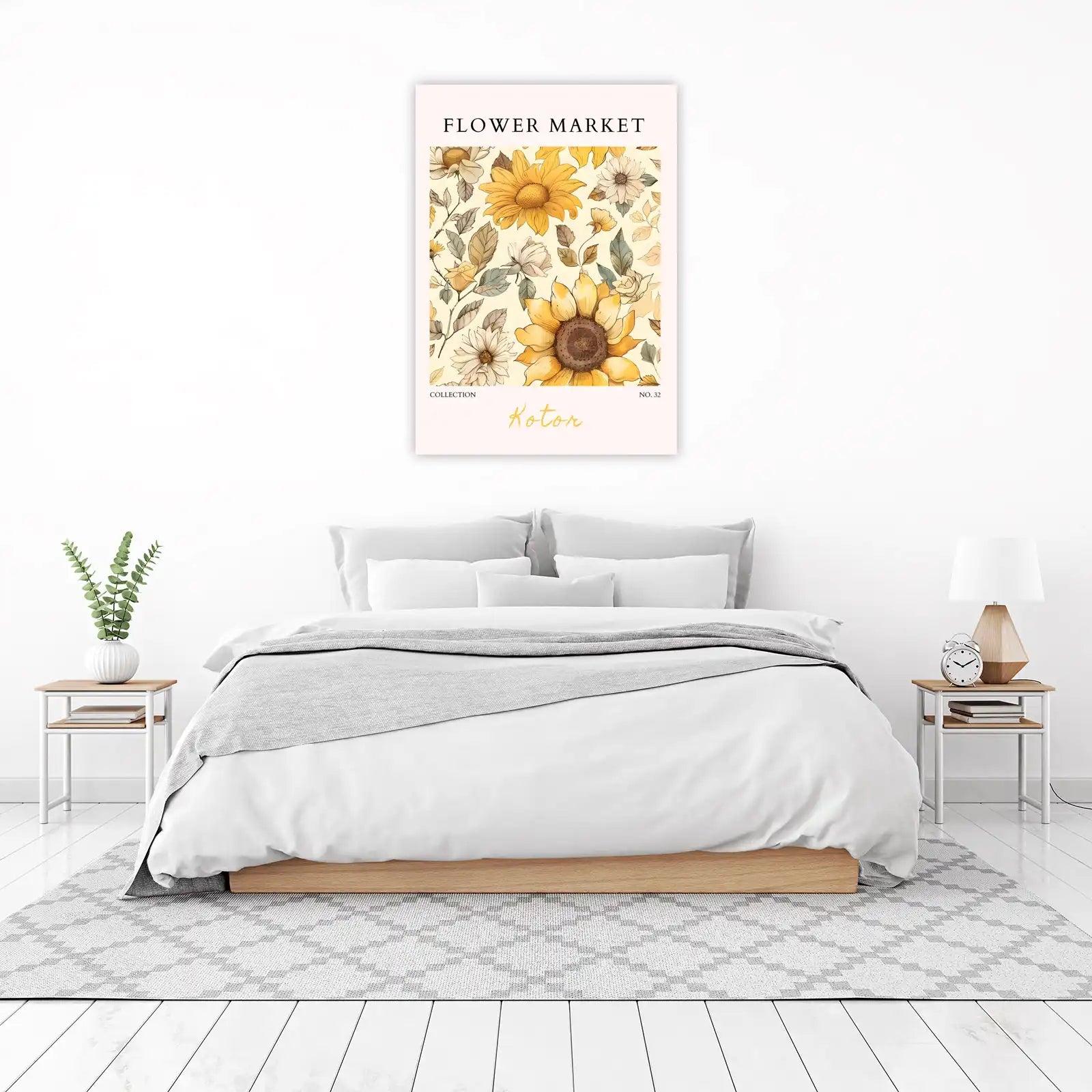 Sunflower Garden Floral Art Wall Art