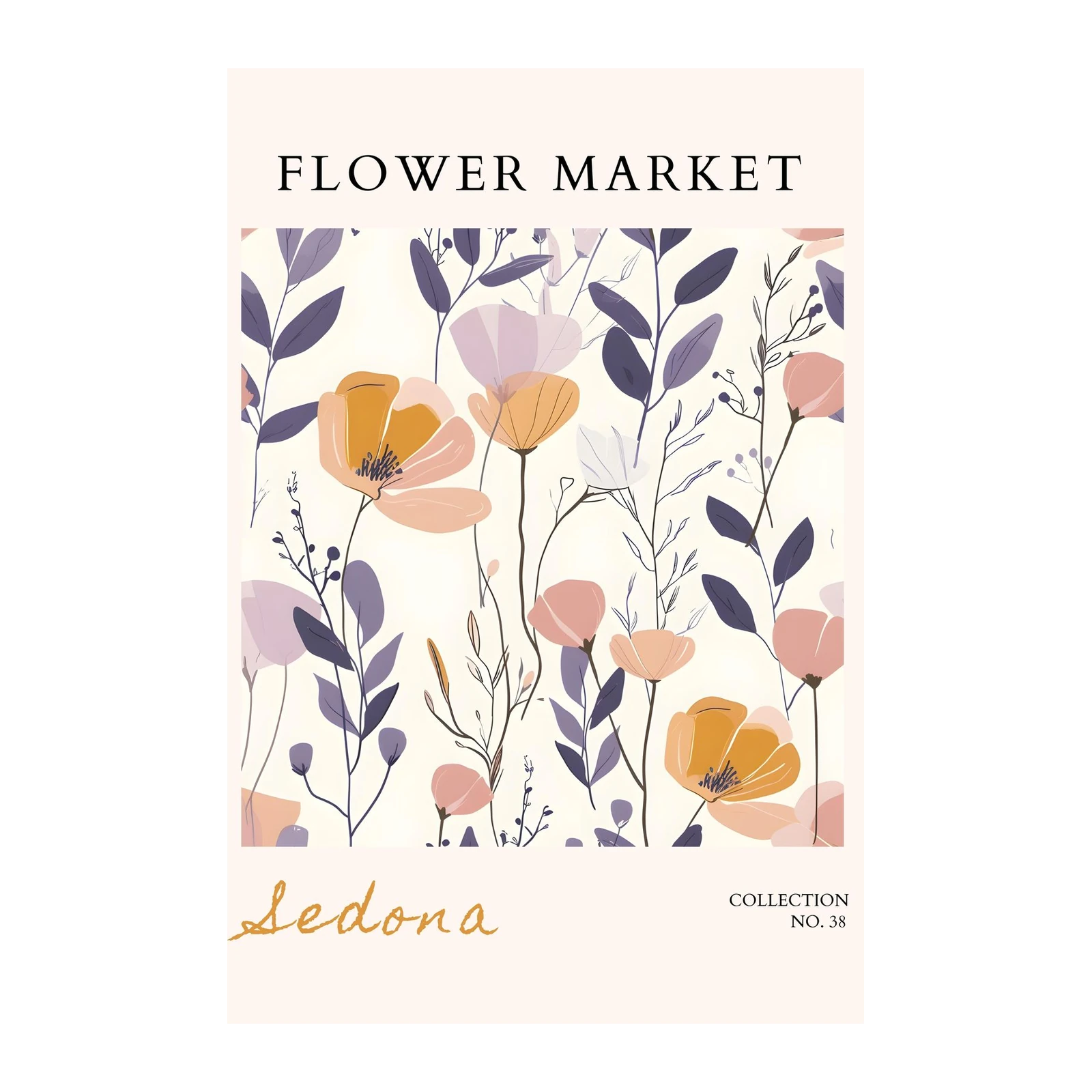 Sedona Floral Market Wall Art