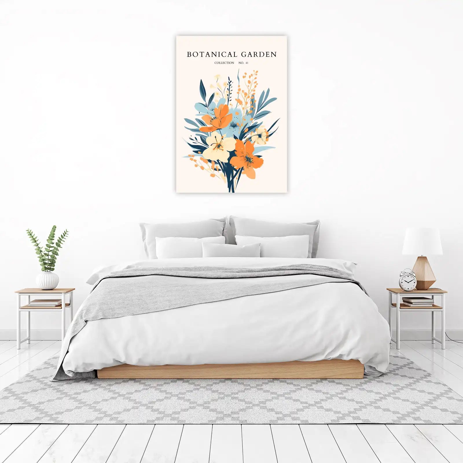 Botanical Garden Floral Artwork Wall Art