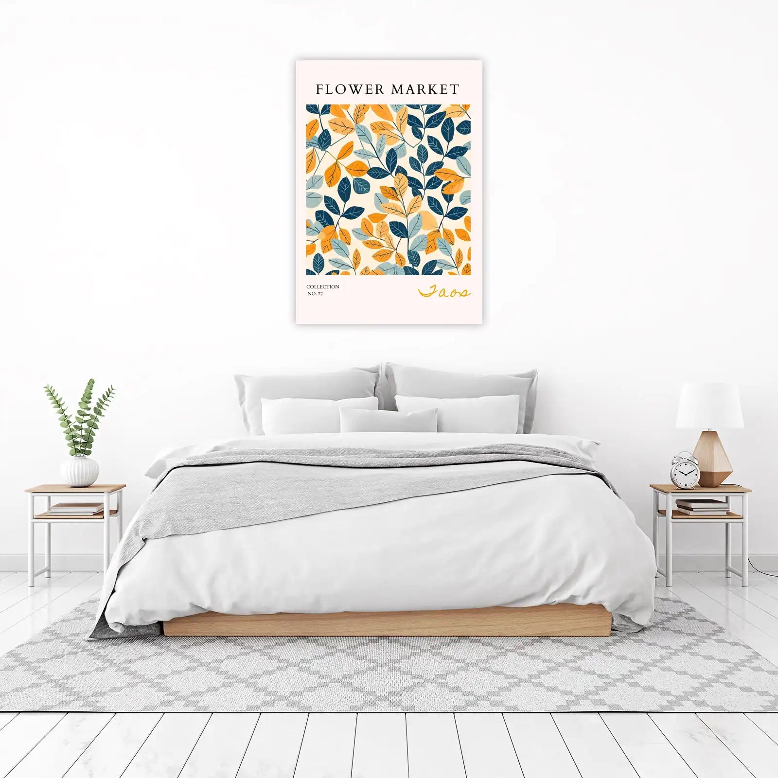 Botanical Leaves Floral Art Wall Art