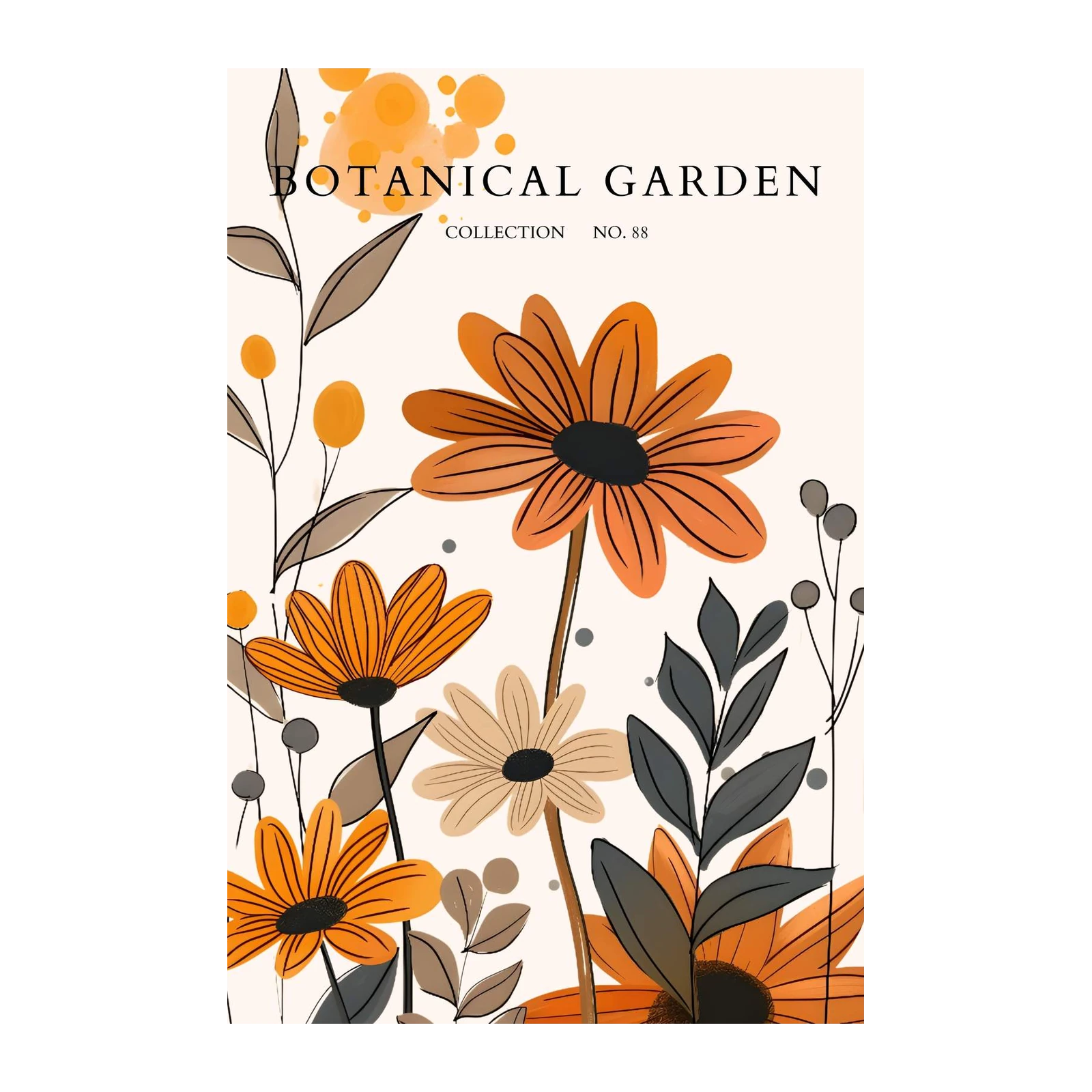Bohemian Floral Botanical Garden Wall Art
