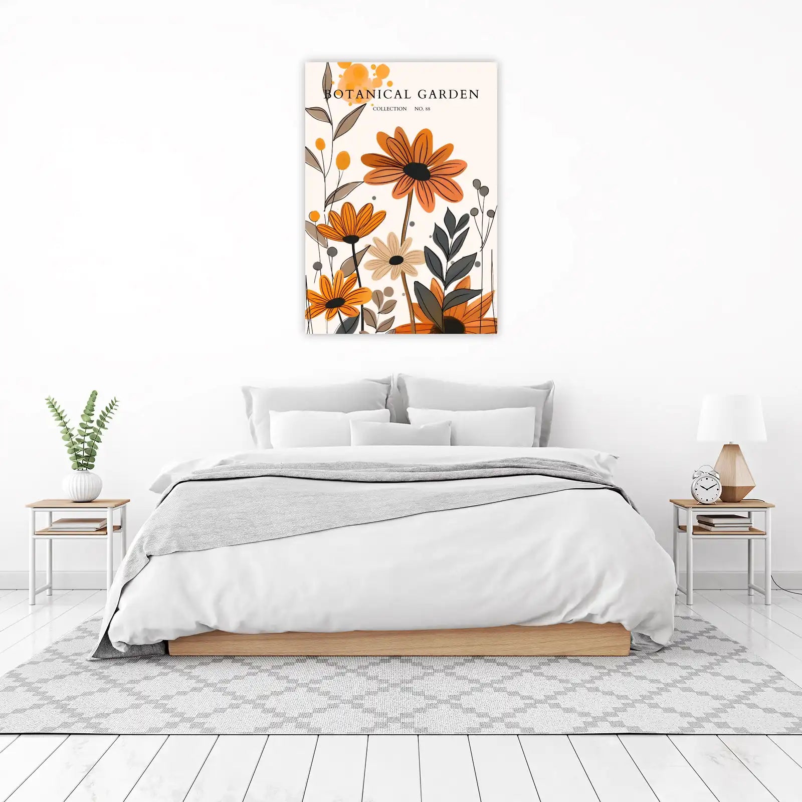 Bohemian Floral Botanical Garden Wall Art