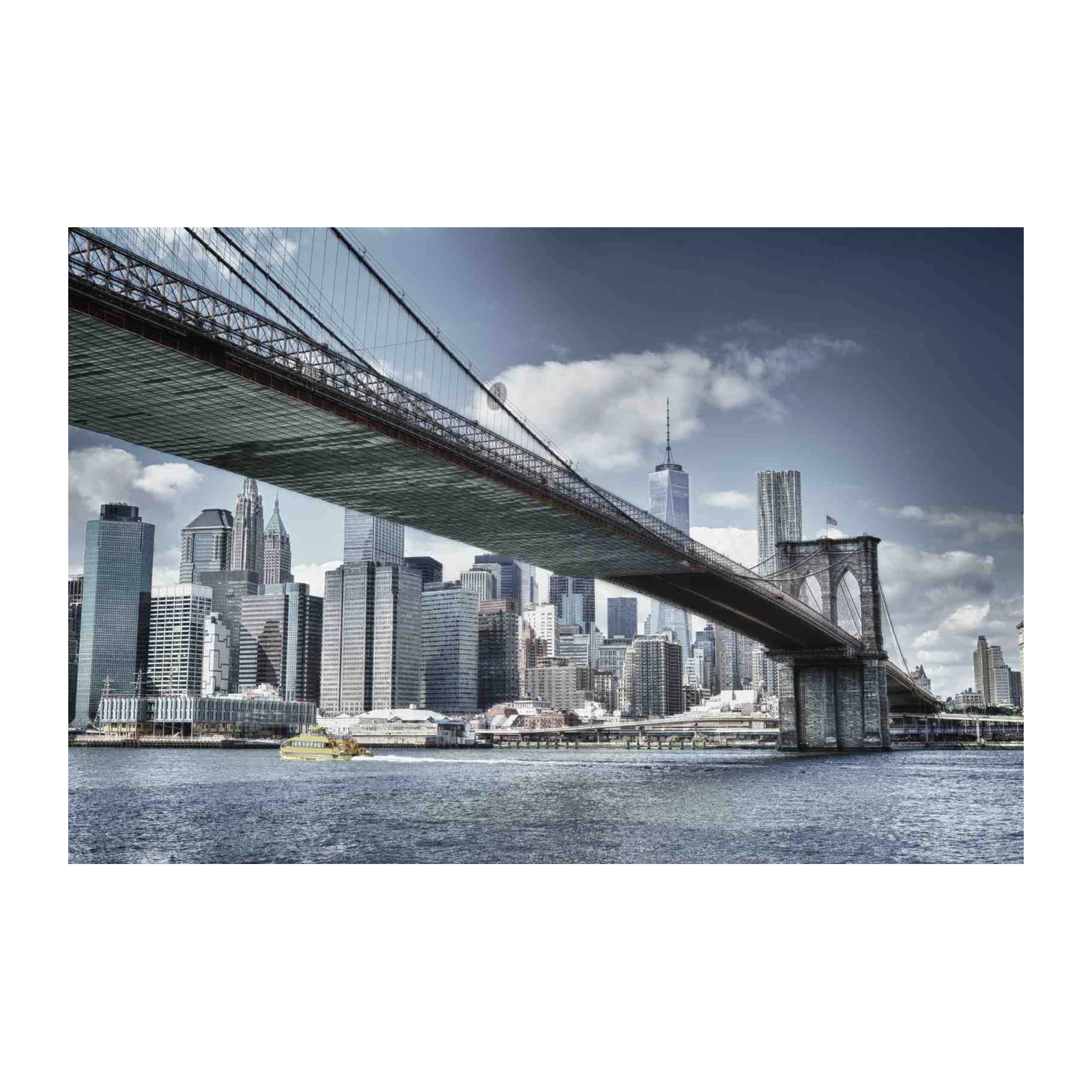 New York City Brooklyn Bridge Skyline Wall Art