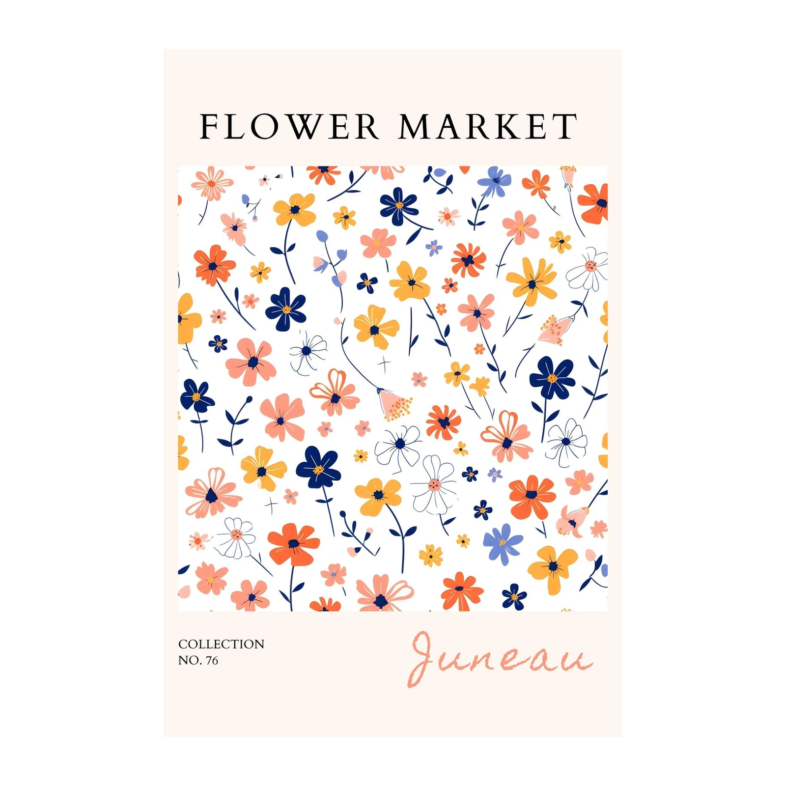 Floral Market Meadow Wall Art