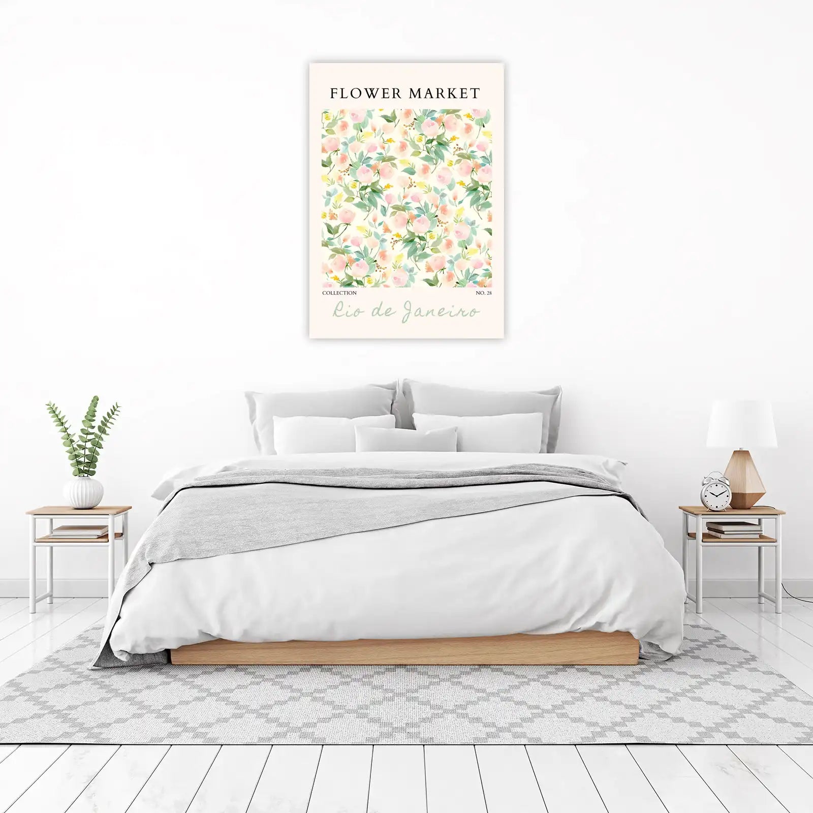 Blossom Dreams Floral Watercolor Wall Art