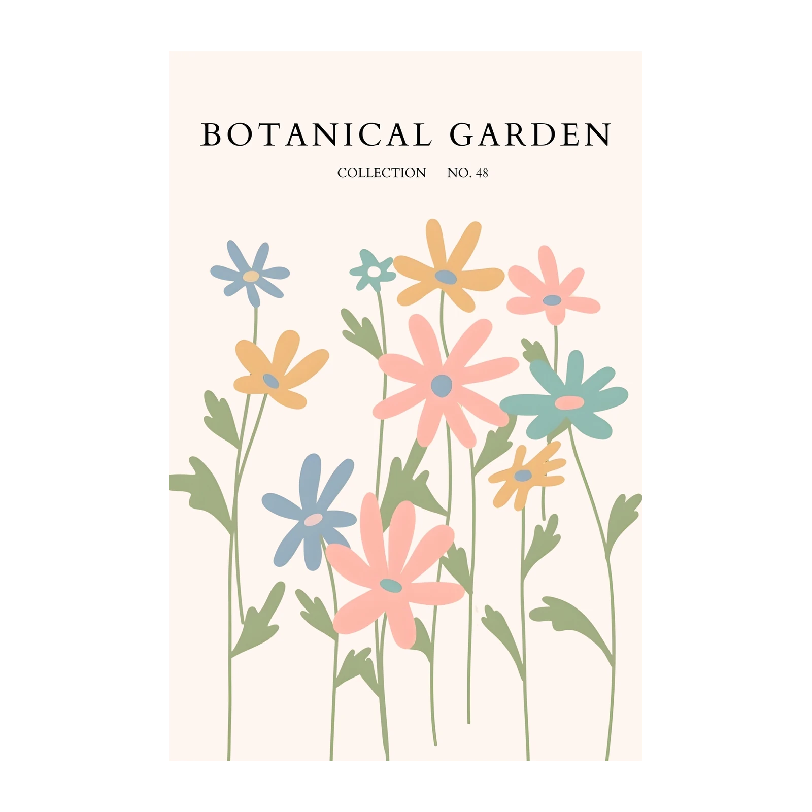 Bohemian Floral Meadow Wall Art