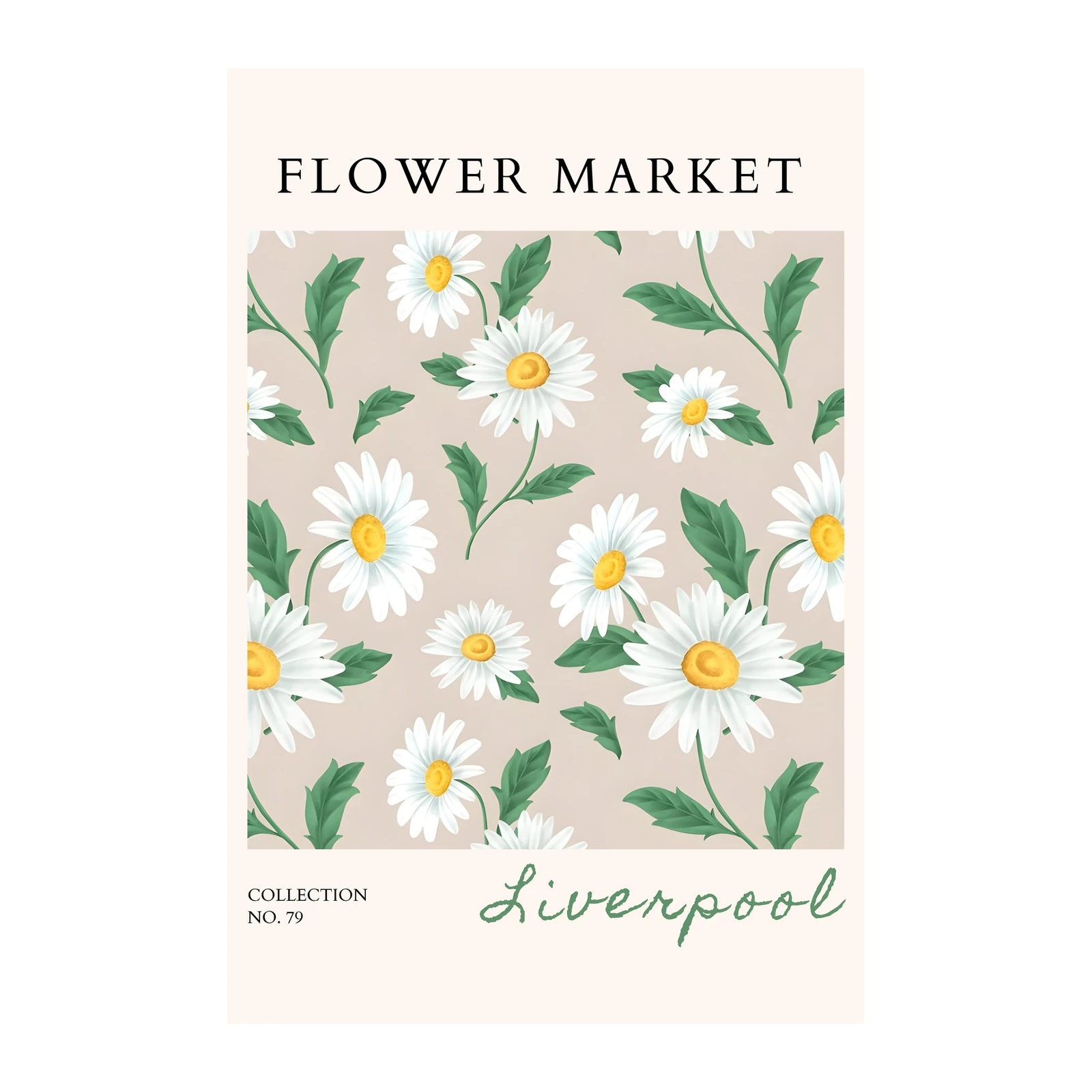 Daisy Delight Botanical Floral Wall Art