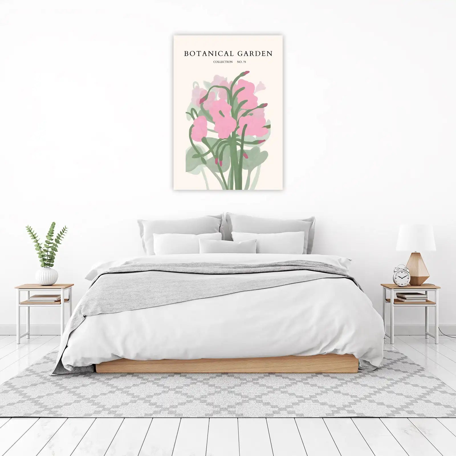 Pink Botanical Garden No. 78 Wall Art