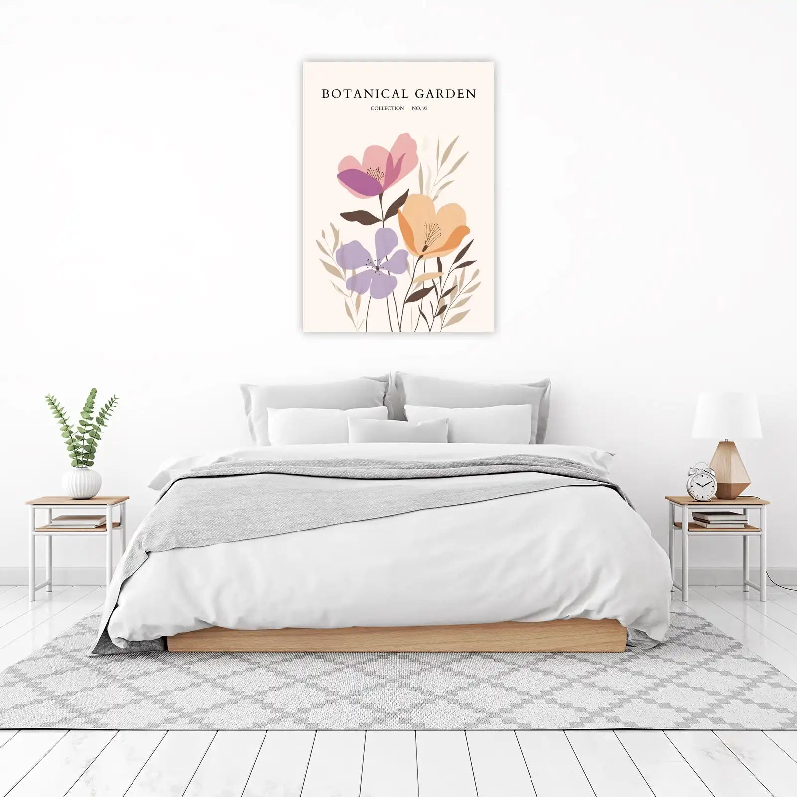 Botanical Garden Flowers Wall Art