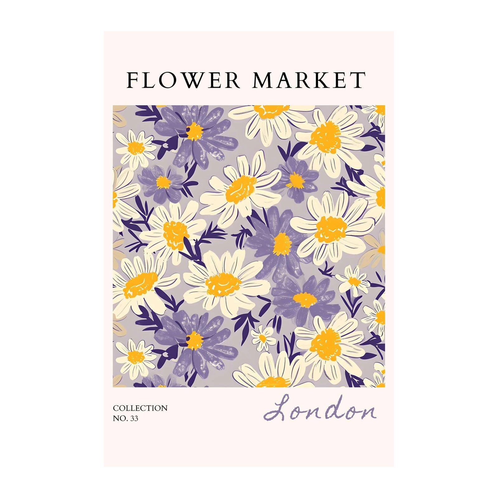 Ditsy Floral Garden Wall Art