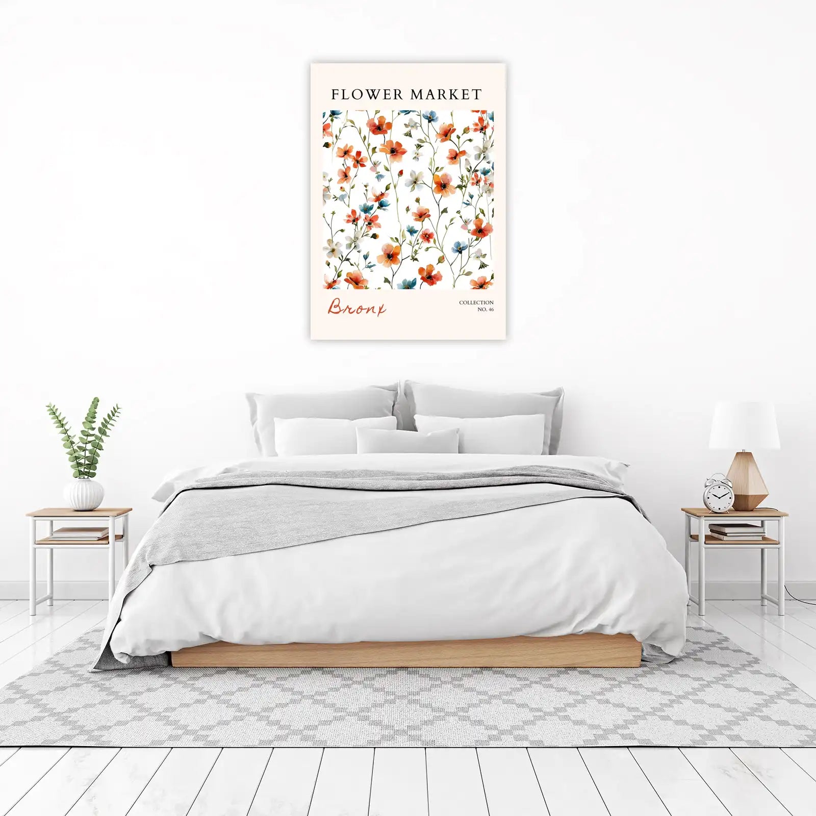 Bronx Floral Watercolor Wall Art