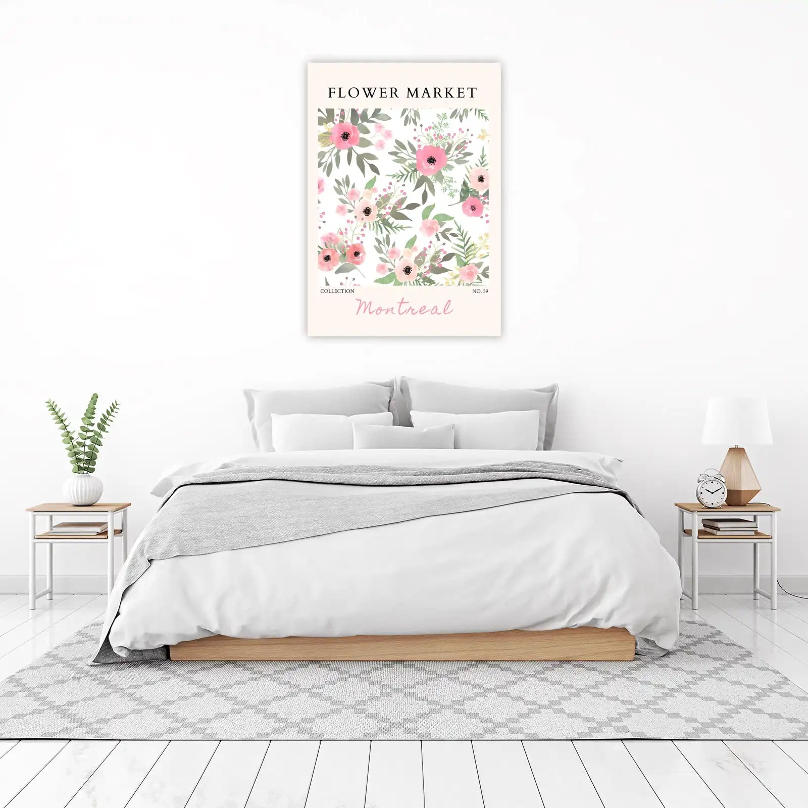 Montreal Watercolor Floral Wall Art