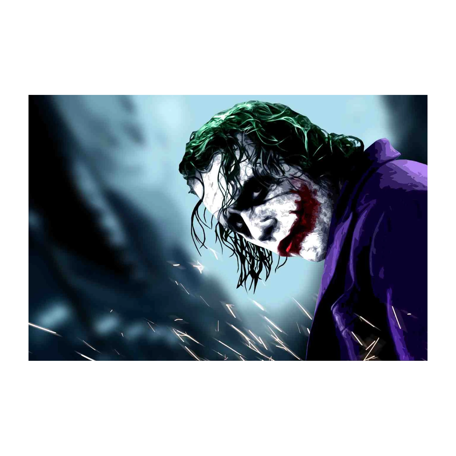 Iconic Joker Portrait Wall Art