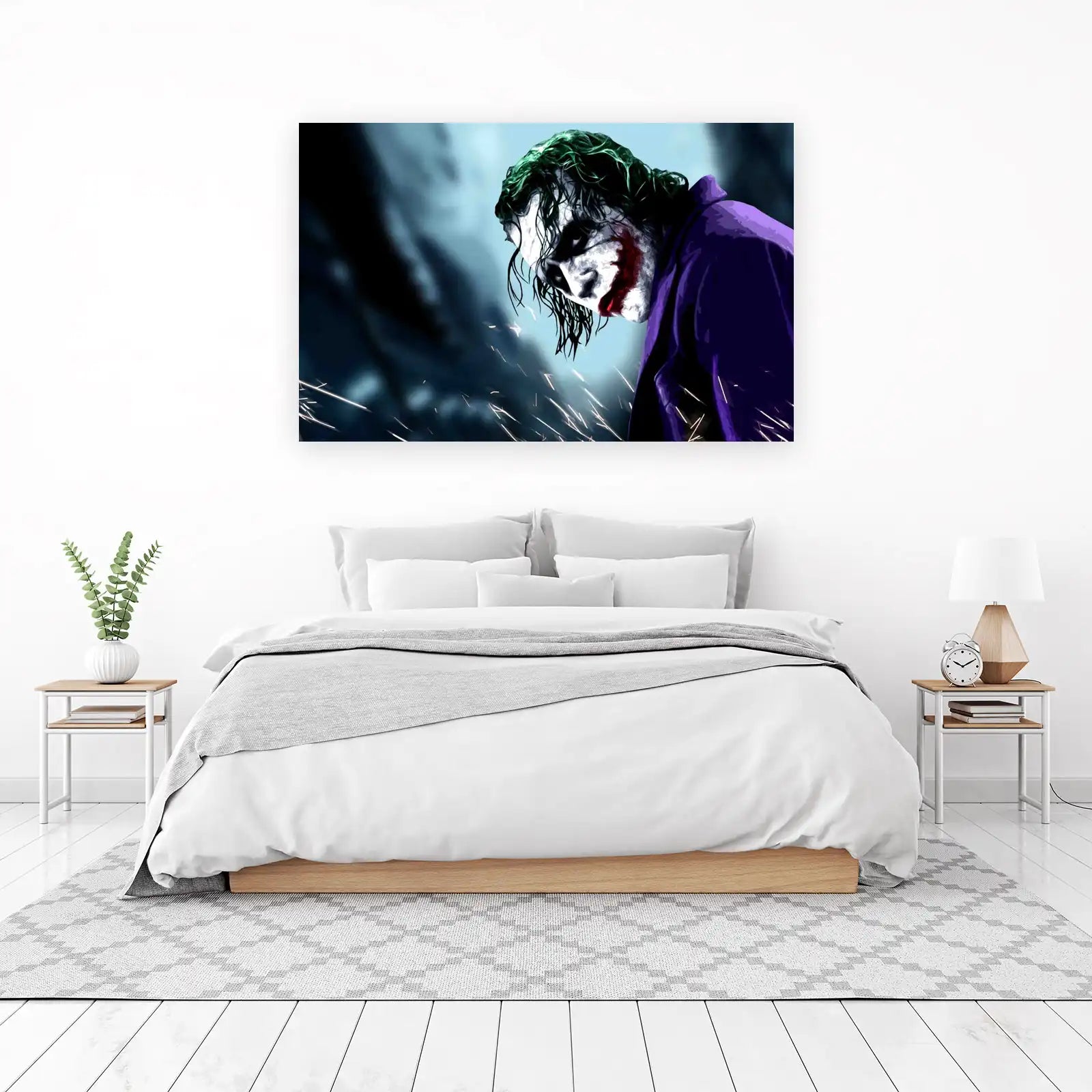 Iconic Joker Portrait Wall Art