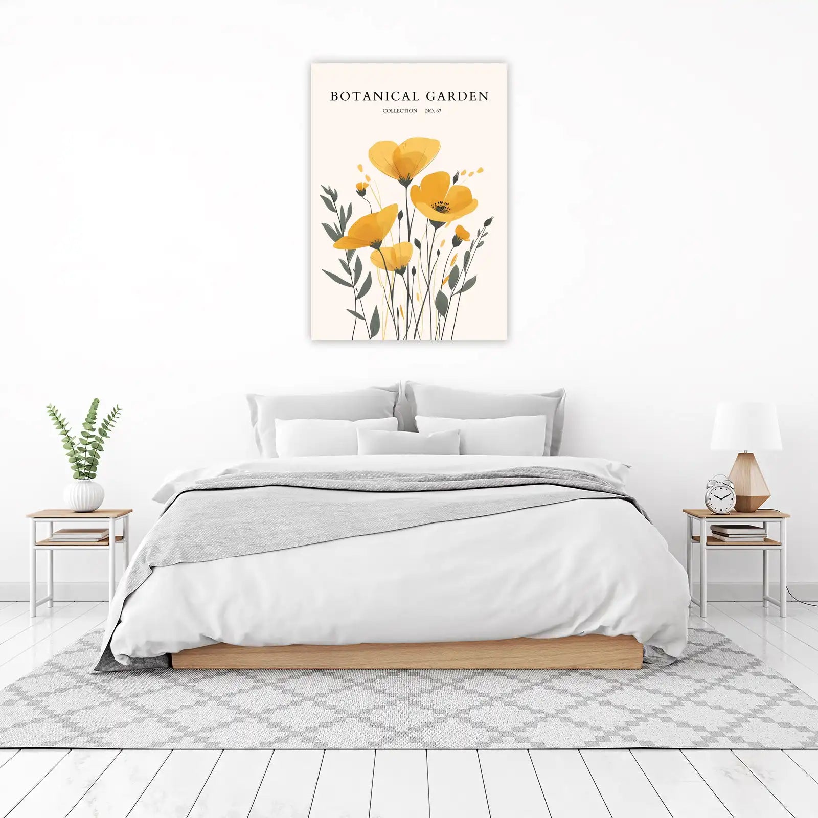 Golden Poppies Botanical Garden Wall Art