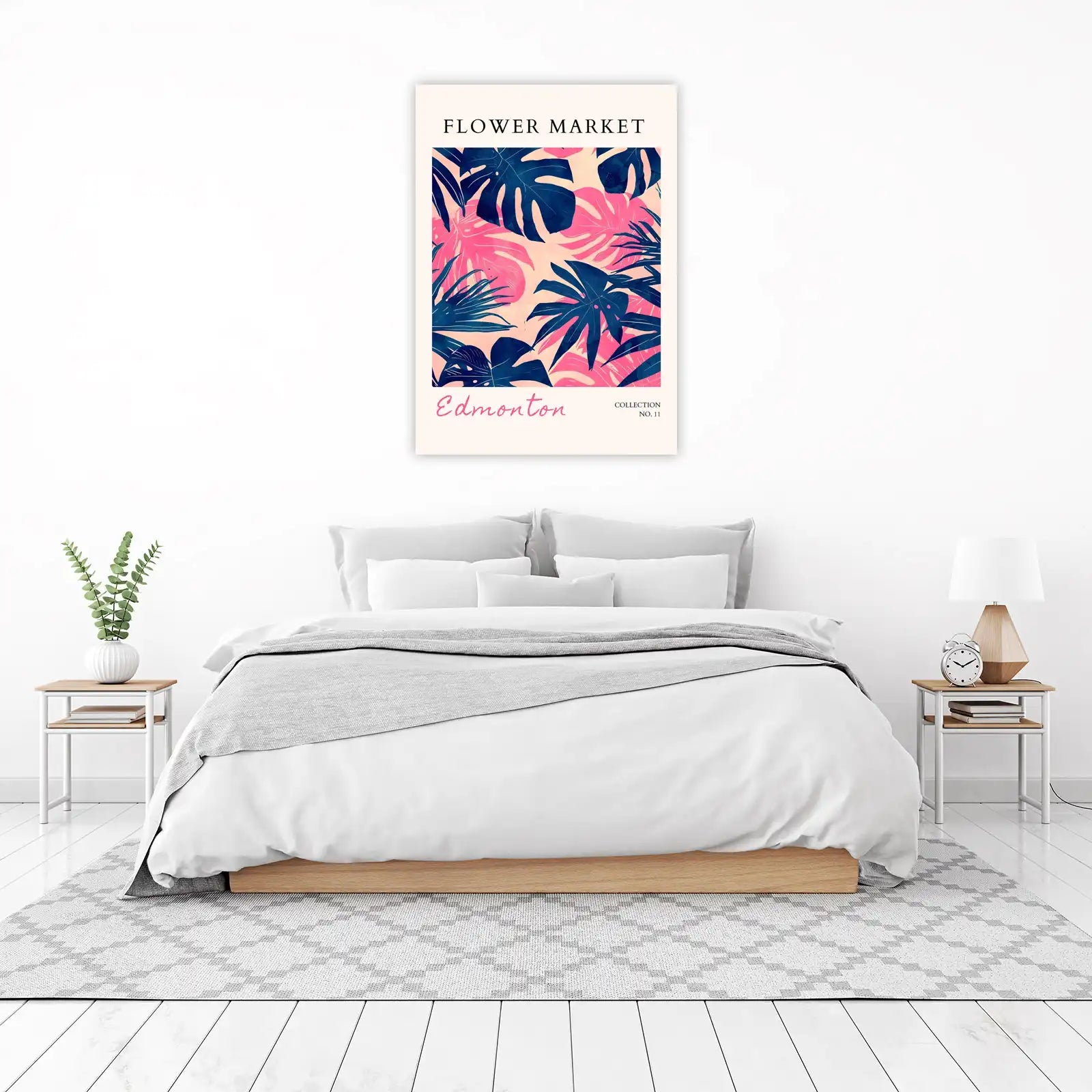 Vibrant Tropical Leaves Edmonton Wall Art